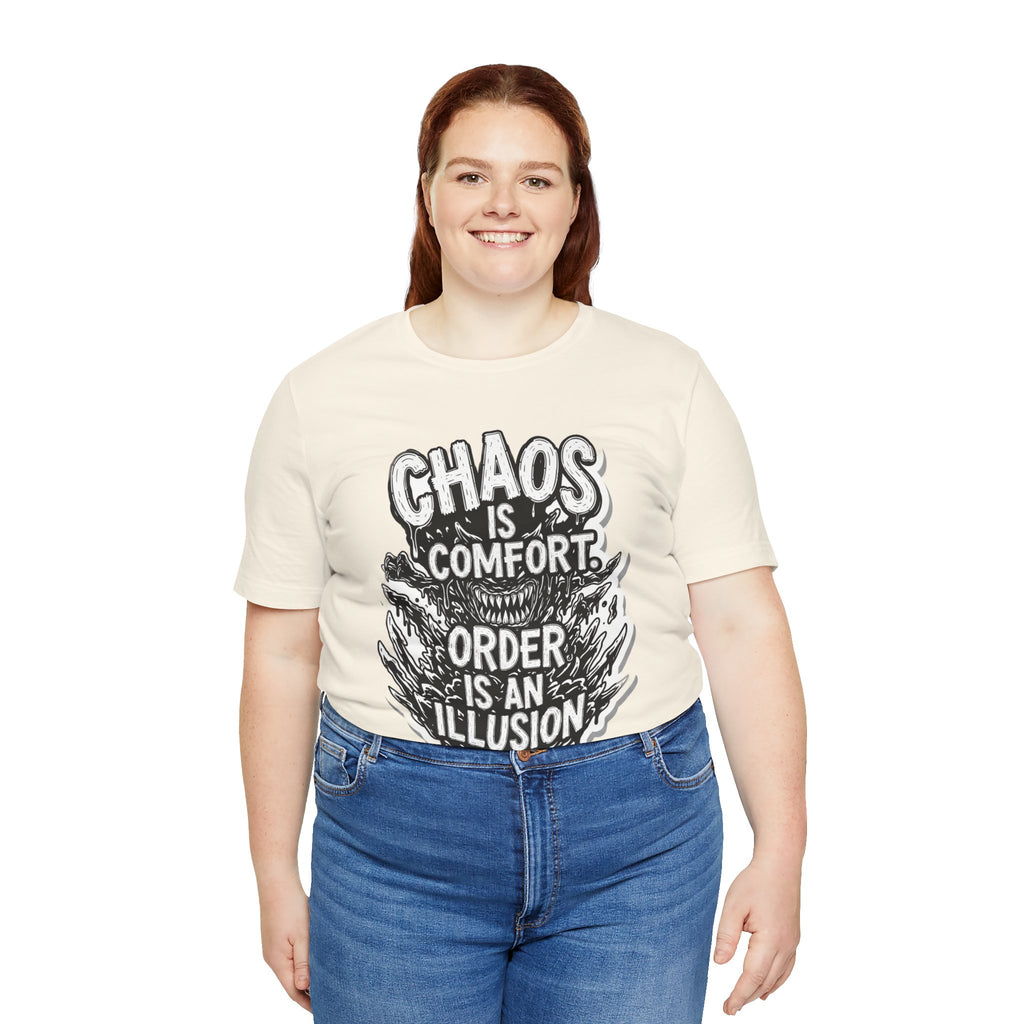 DIY apparel | Chaos Is Comfort Tee — Graphic Quote T-Shirt