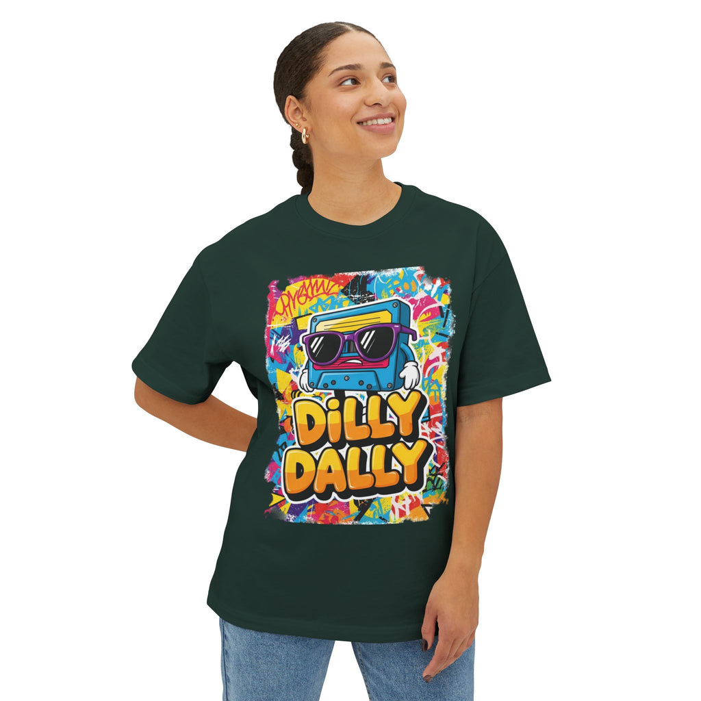 Dilly Dally 90s Skate Tee - Retro Streetwear Style
