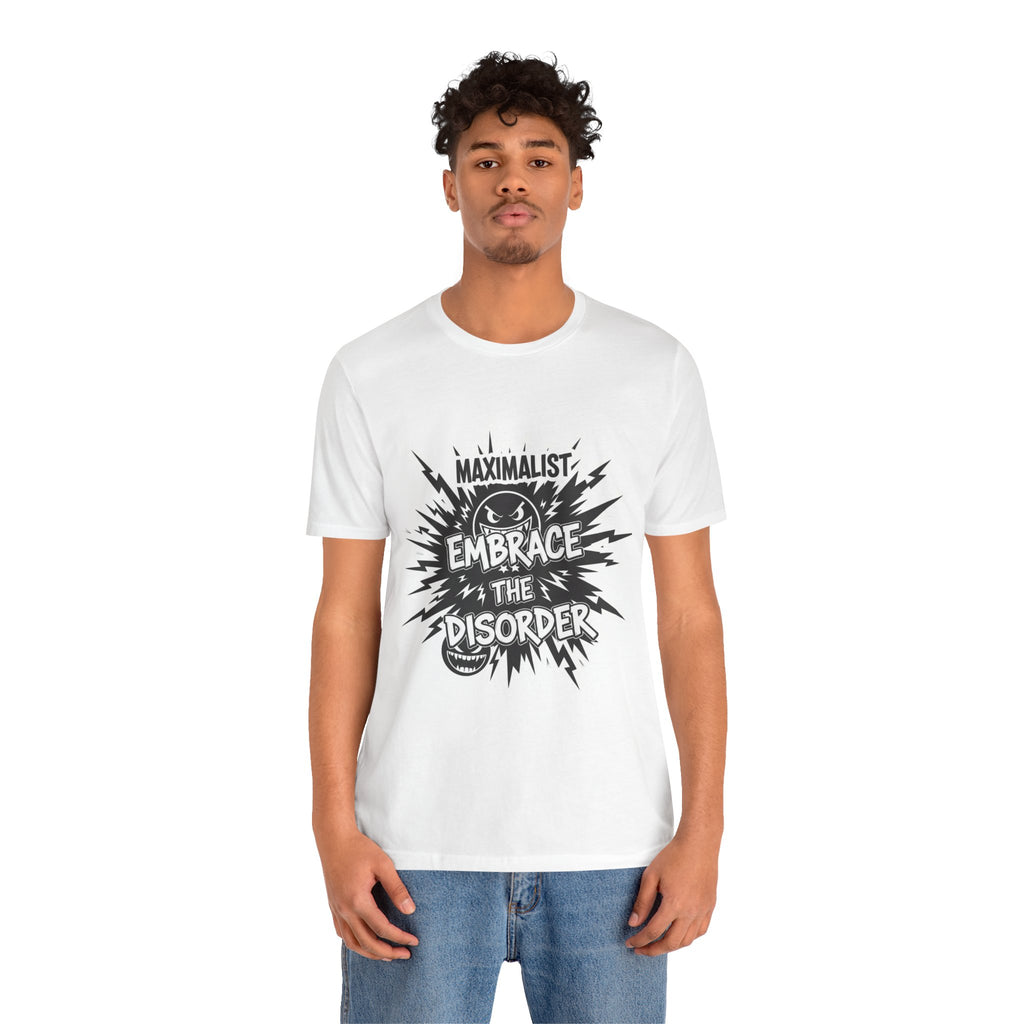 DIY Apparel | Embrace the Disorder T‑Shirt — Bold Maximalist Graphic Tee