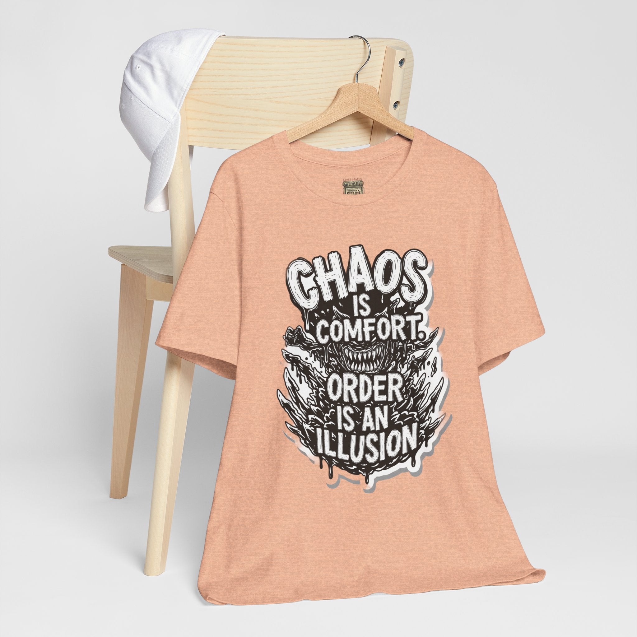 DIY apparel | Chaos Is Comfort Tee — Graphic Quote T-Shirt