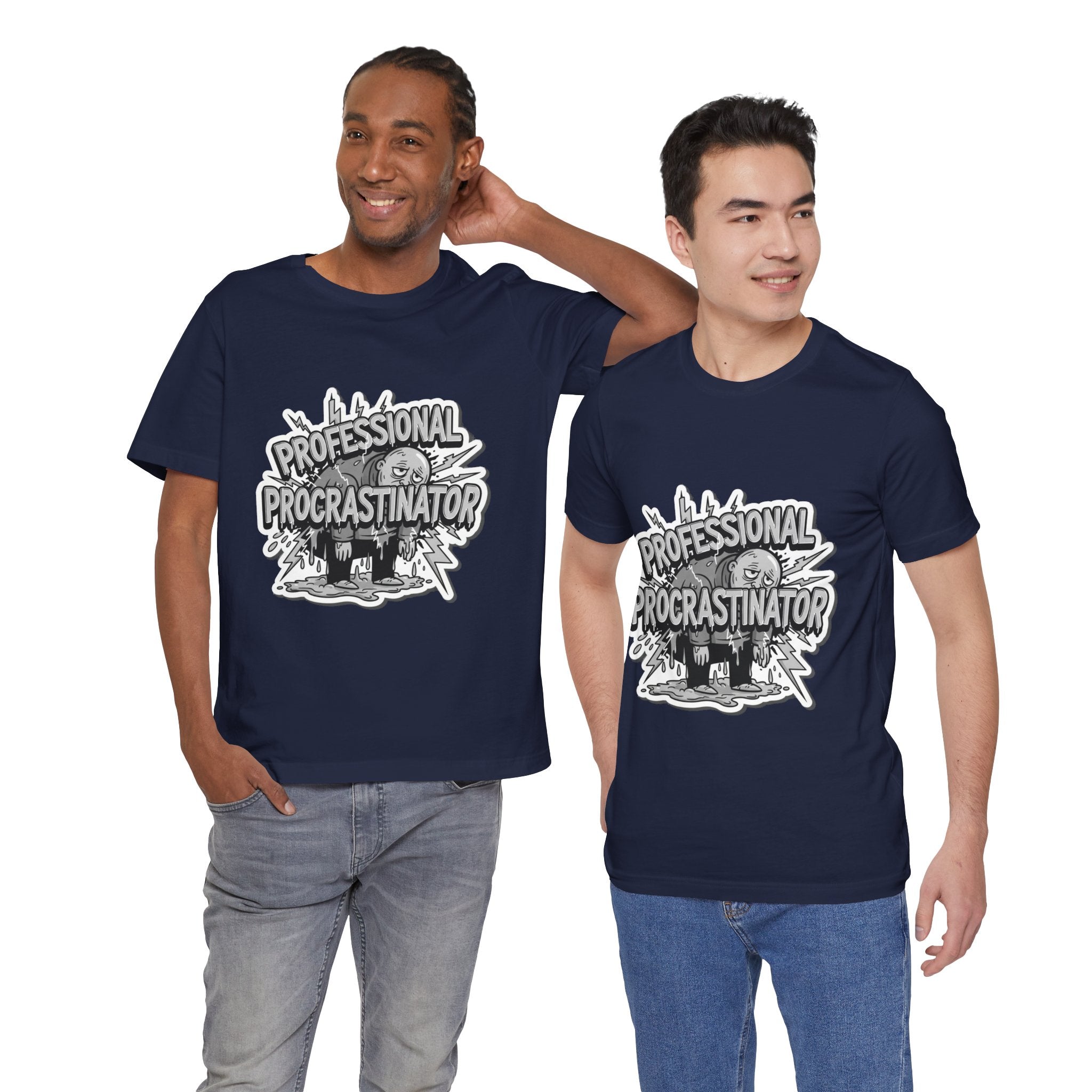 DIY Apparel | Professional Procrastinator T-Shirt — Funny Graphic Tee for Students & Office Workers