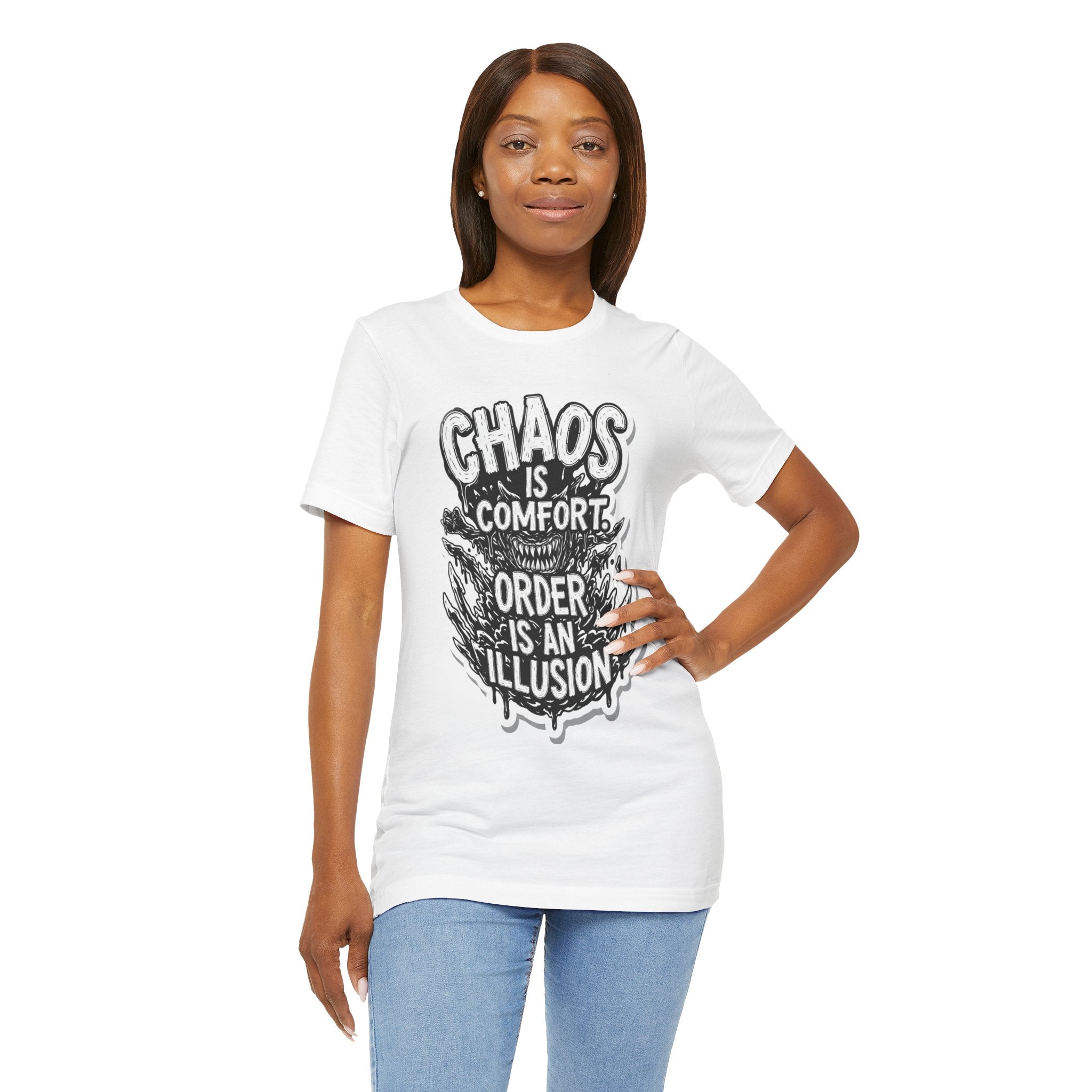 DIY apparel | Chaos Is Comfort Tee — Graphic Quote T-Shirt