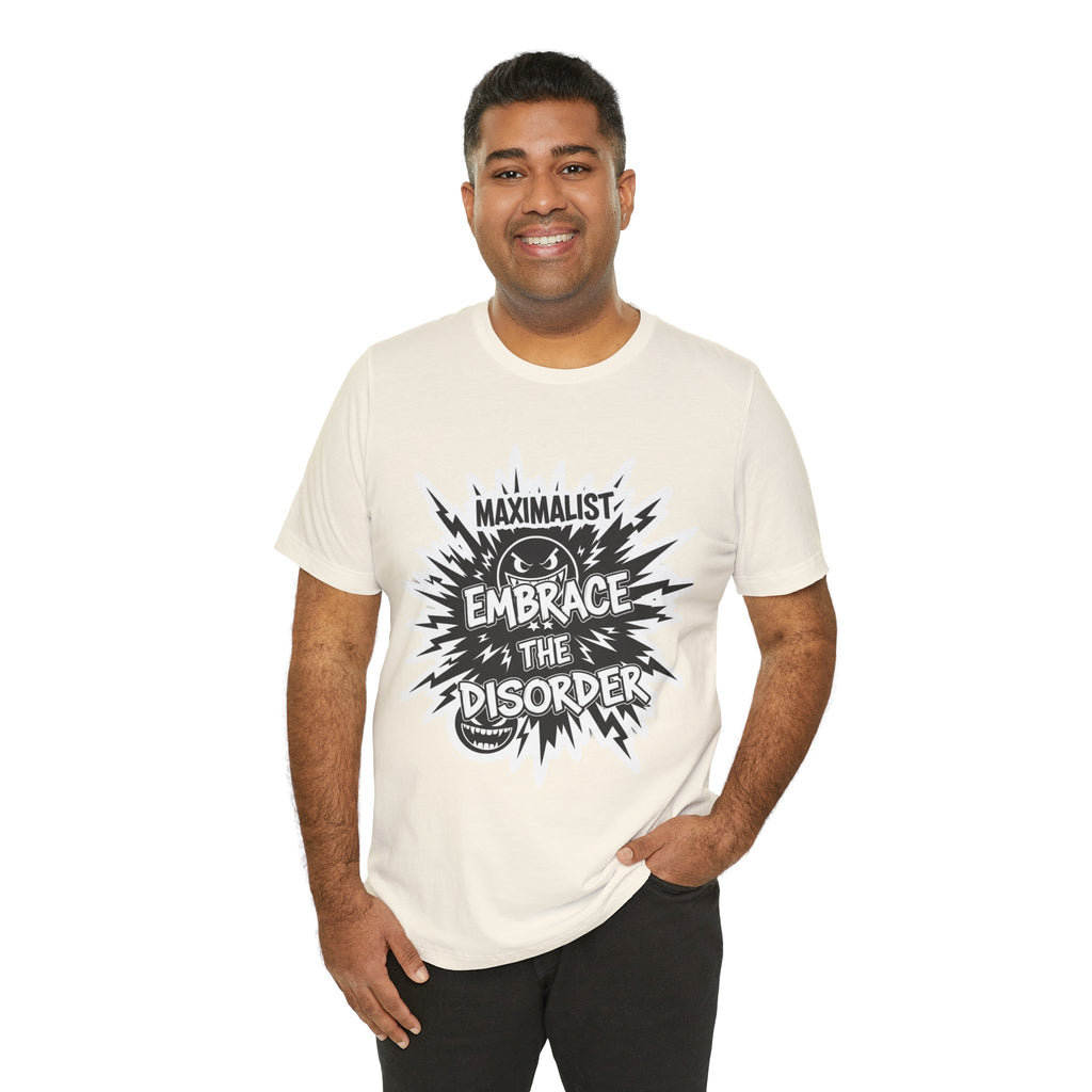 DIY Apparel | Embrace the Disorder T‑Shirt — Bold Maximalist Graphic Tee