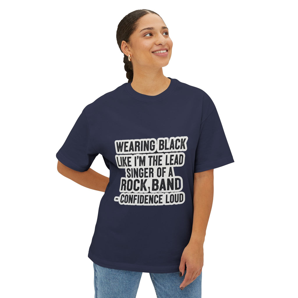 Loud Confidence Rock Band Tee - Bold Style