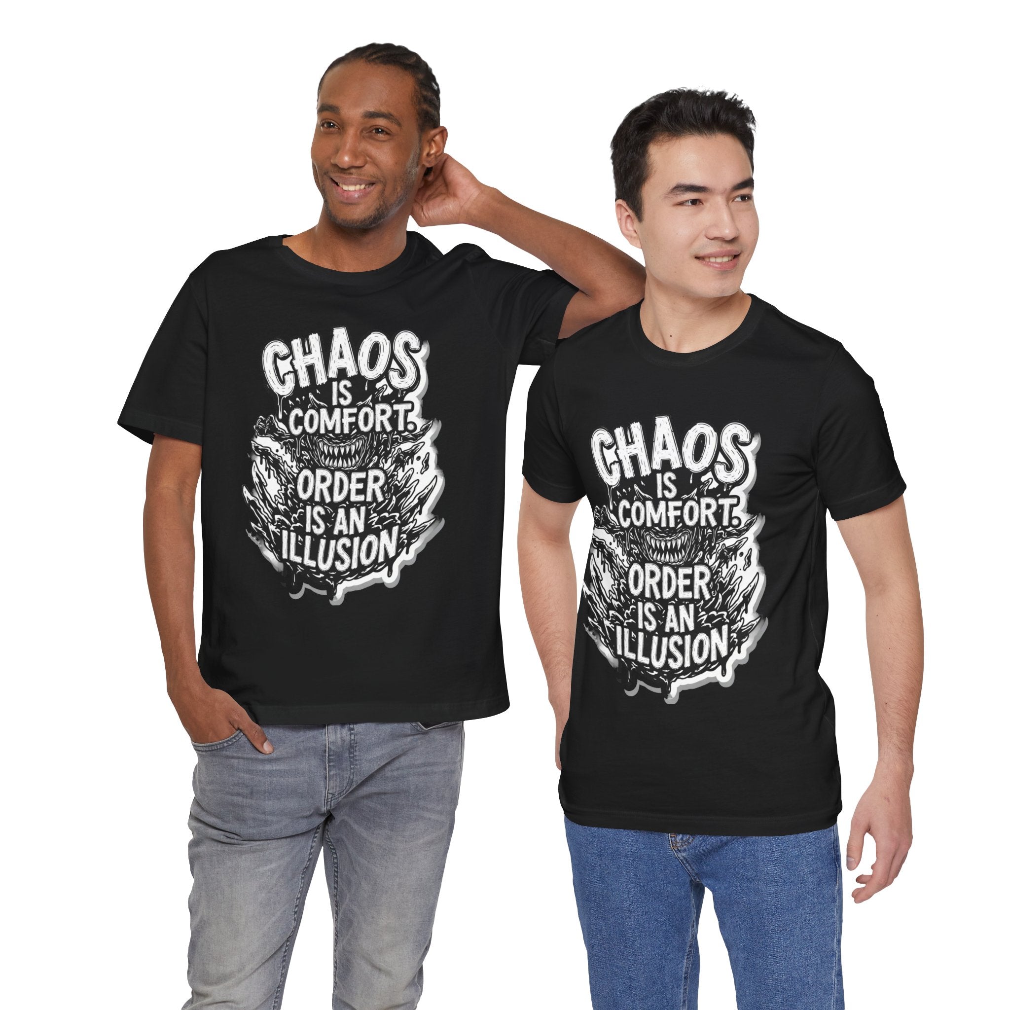 DIY apparel | Chaos Is Comfort Tee — Graphic Quote T-Shirt