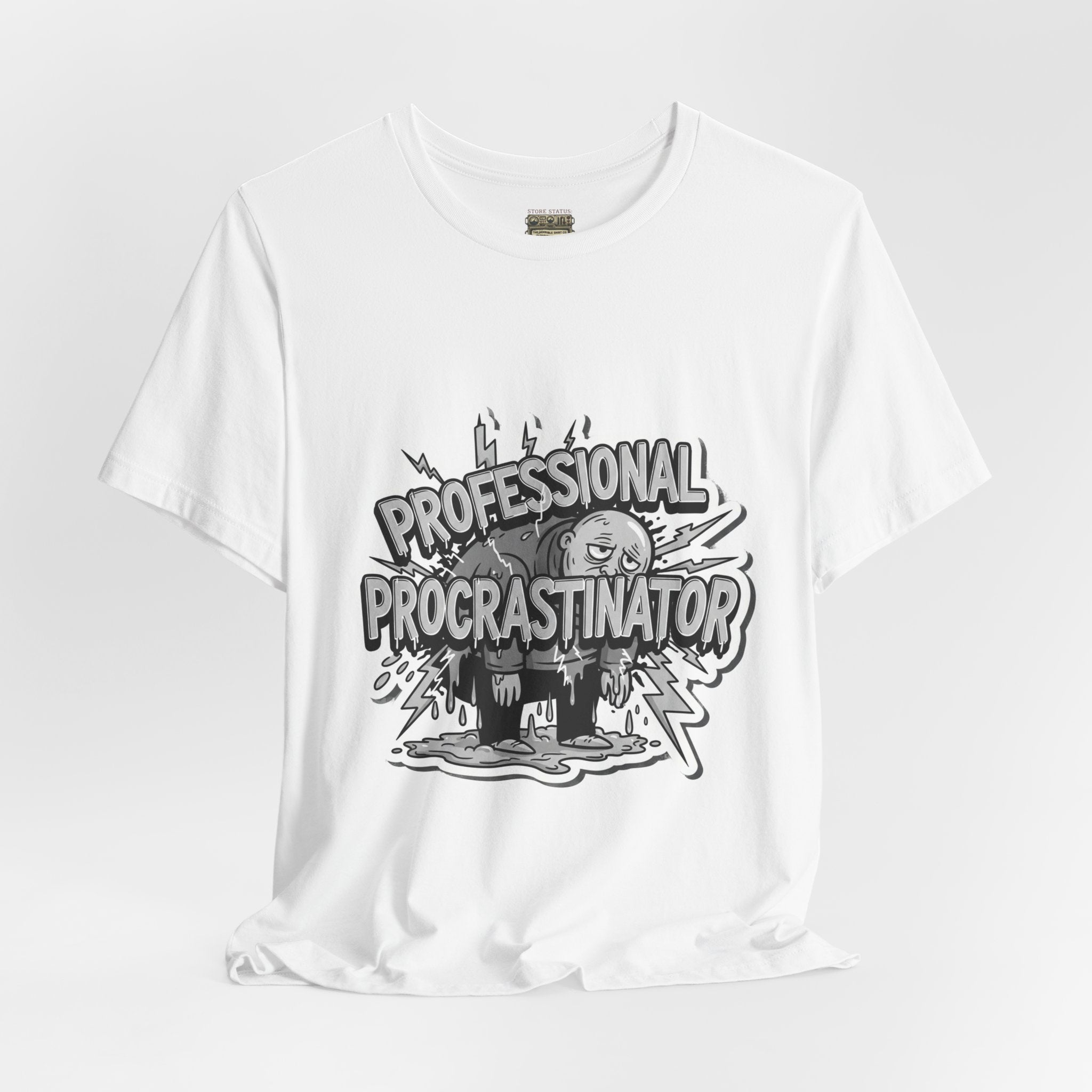 DIY Apparel | Professional Procrastinator T-Shirt — Funny Graphic Tee for Students & Office Workers