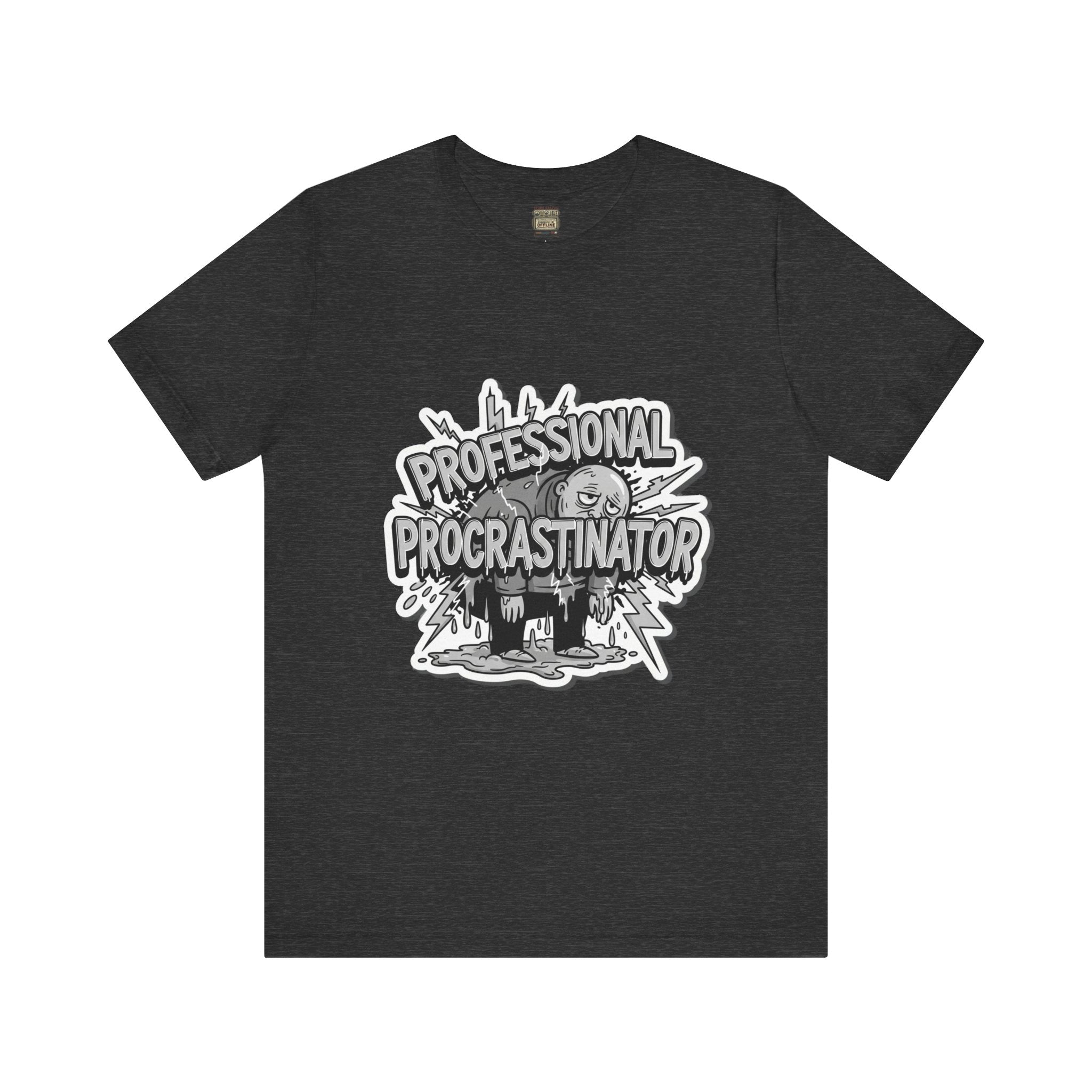 DIY Apparel | Professional Procrastinator T-Shirt — Funny Graphic Tee for Students & Office Workers