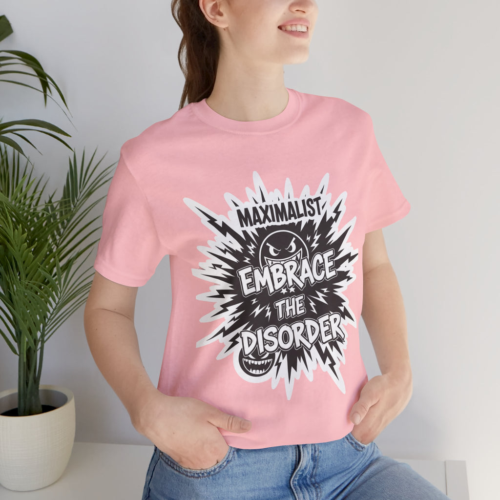 DIY Apparel | Embrace the Disorder T‑Shirt — Bold Maximalist Graphic Tee