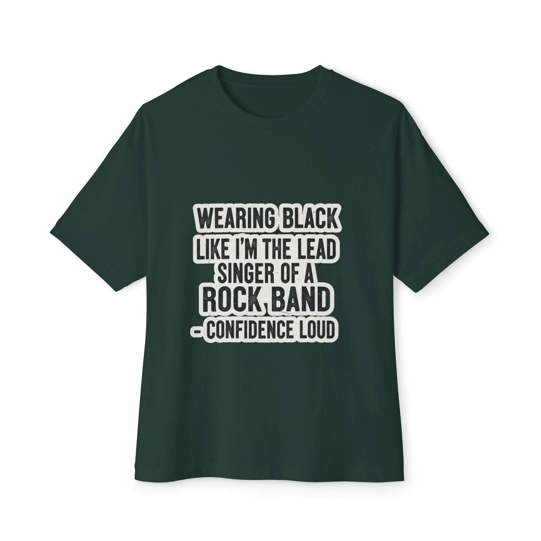Loud Confidence Rock Band Tee - Bold Style