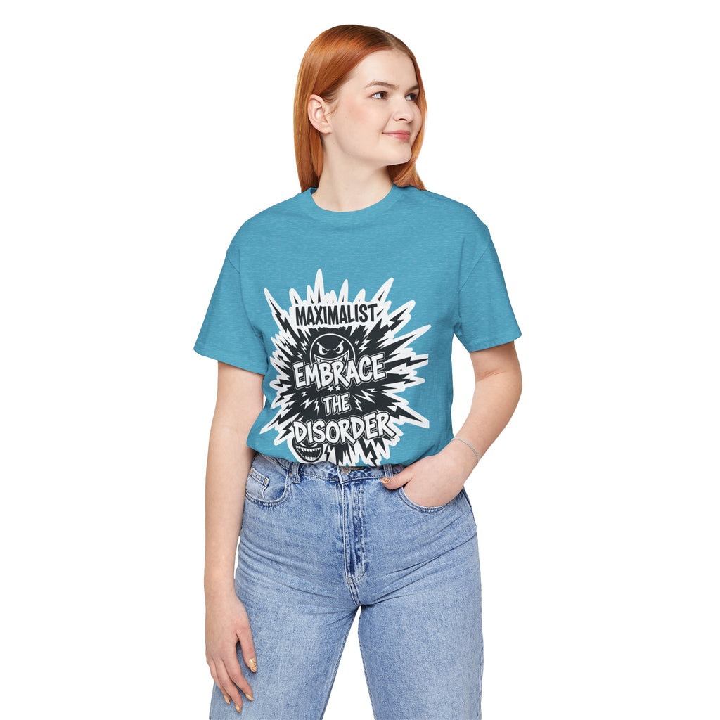 DIY Apparel | Embrace the Disorder T‑Shirt — Bold Maximalist Graphic Tee