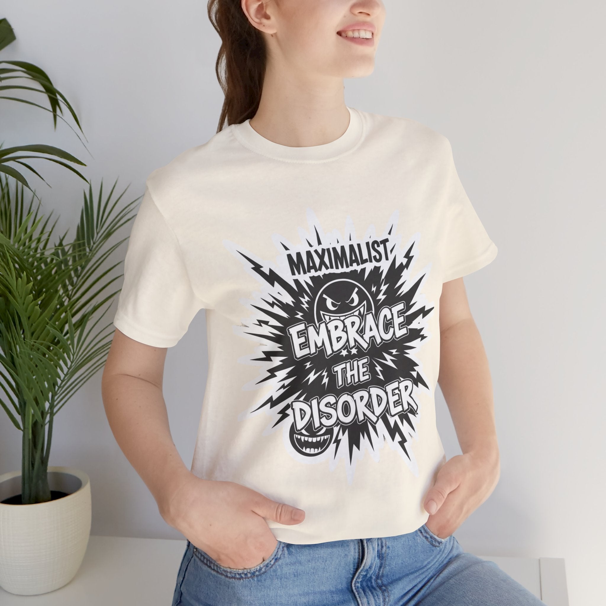 DIY Apparel | Embrace the Disorder T‑Shirt — Bold Maximalist Graphic Tee