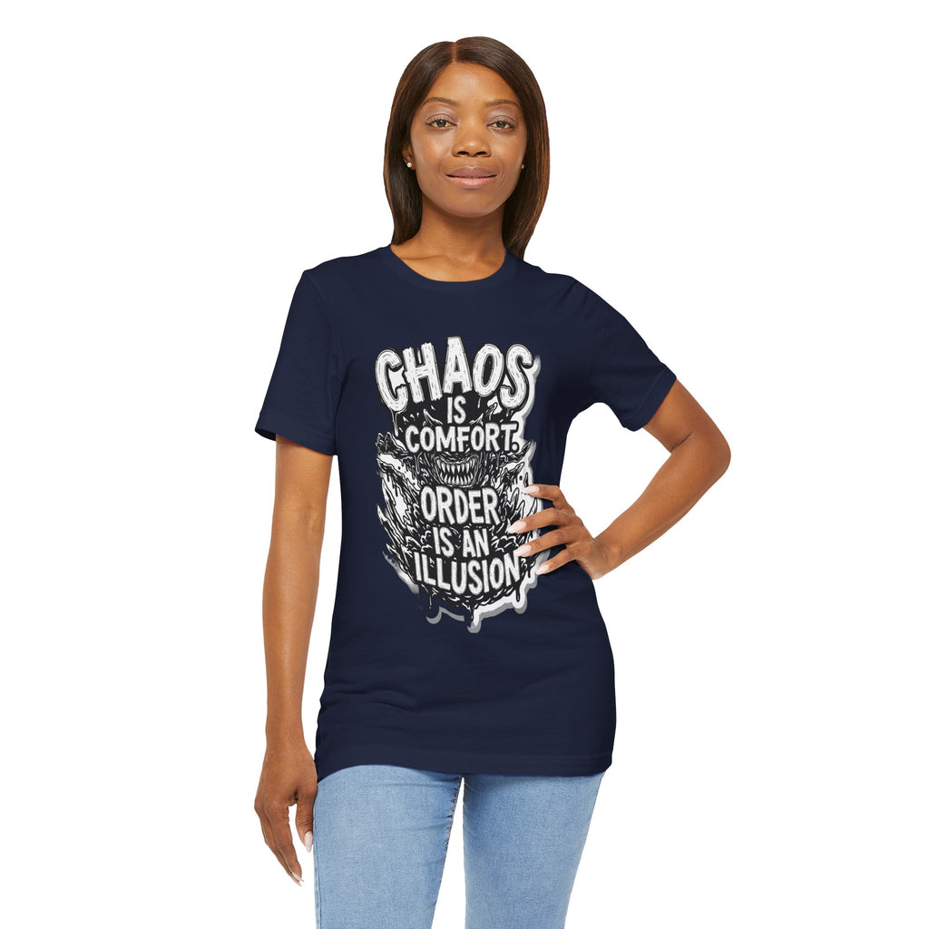 DIY apparel | Chaos Is Comfort Tee — Graphic Quote T-Shirt