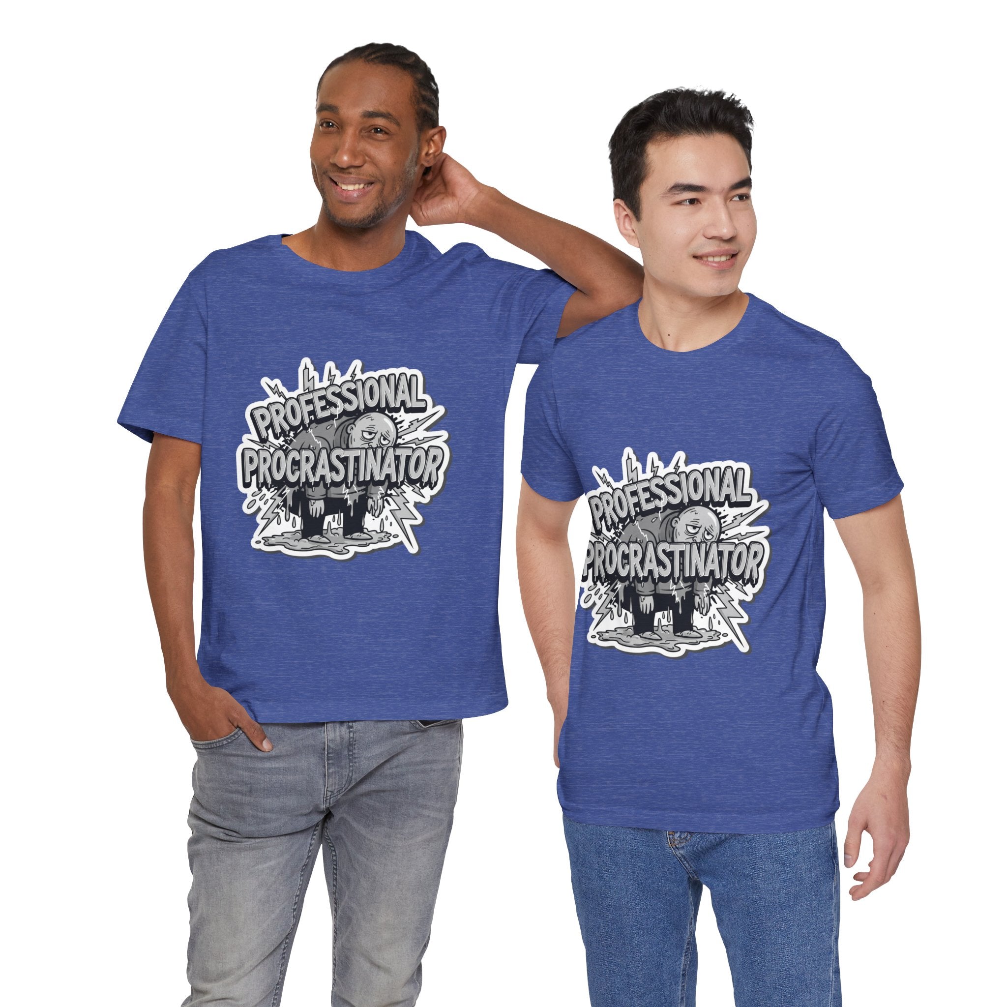 DIY Apparel | Professional Procrastinator T-Shirt — Funny Graphic Tee for Students & Office Workers