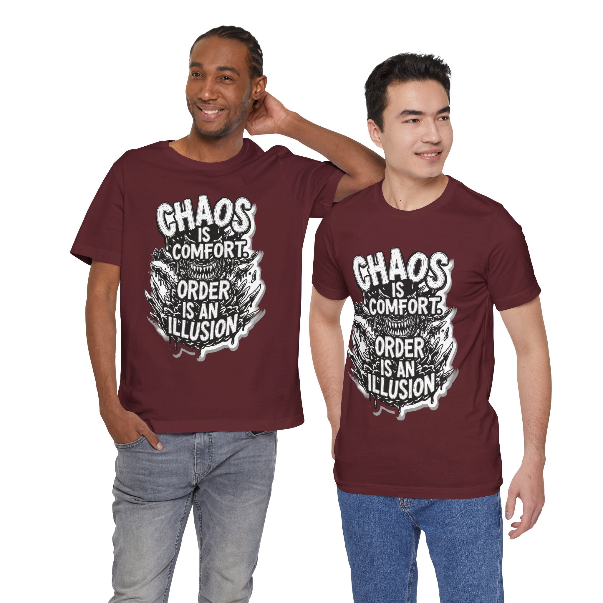 DIY apparel | Chaos Is Comfort Tee — Graphic Quote T-Shirt