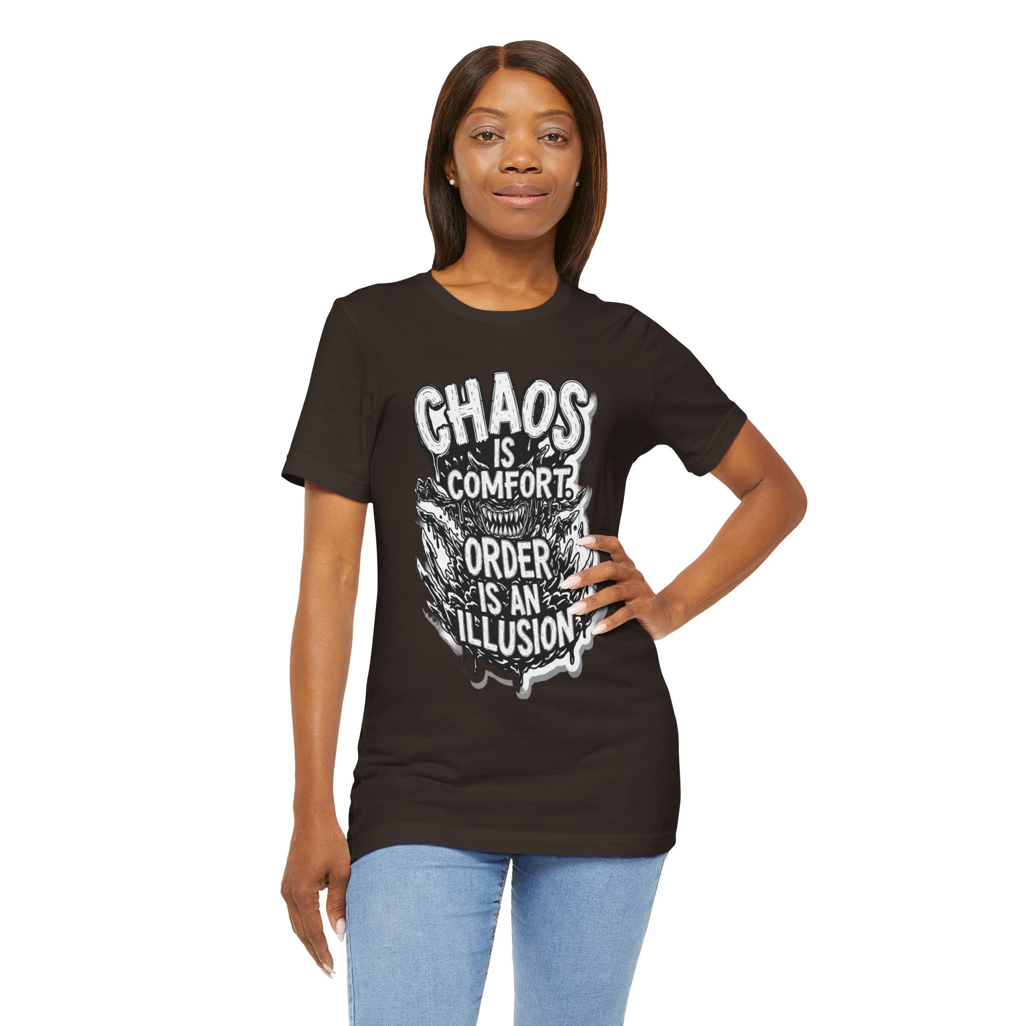 DIY apparel | Chaos Is Comfort Tee — Graphic Quote T-Shirt