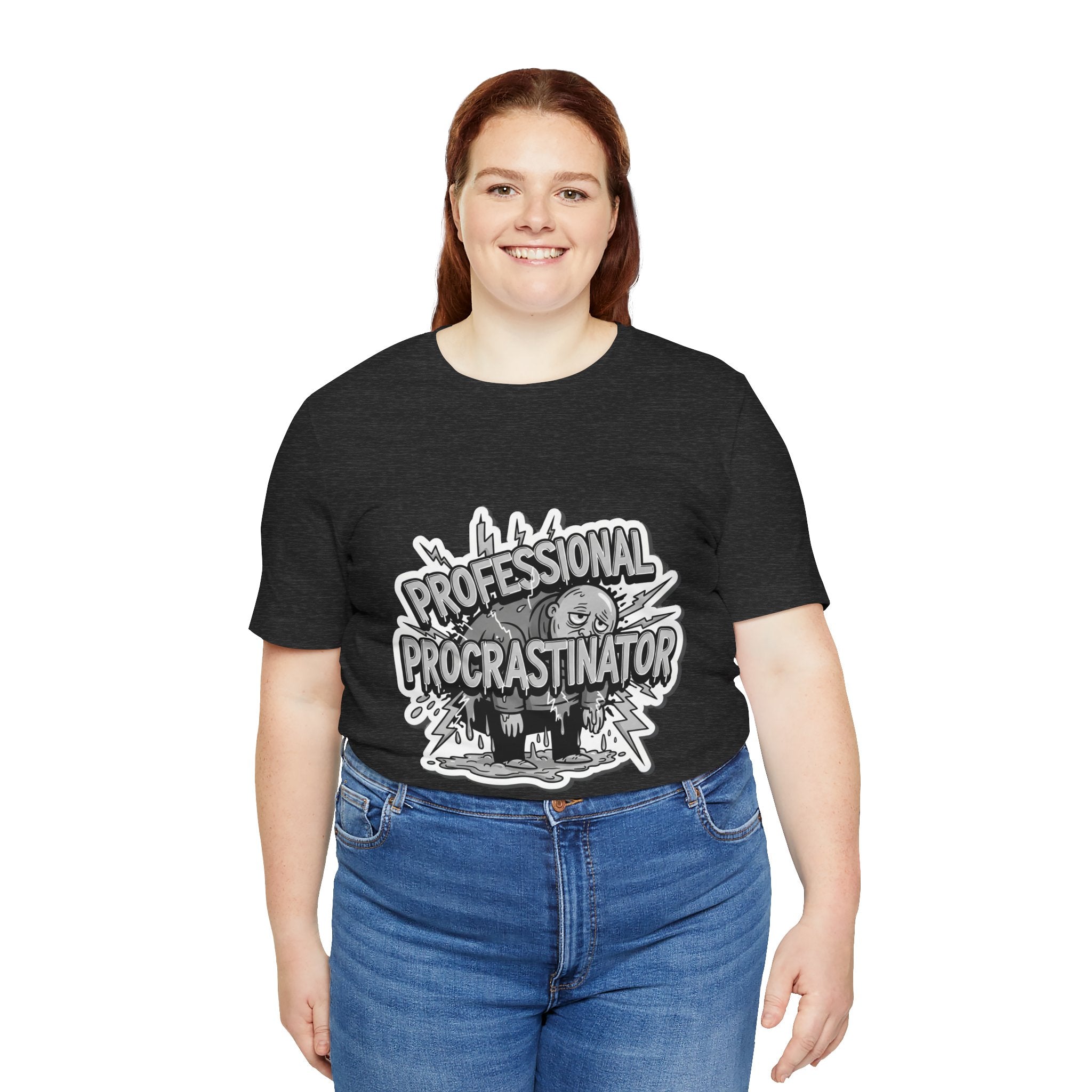 DIY Apparel | Professional Procrastinator T-Shirt — Funny Graphic Tee for Students & Office Workers