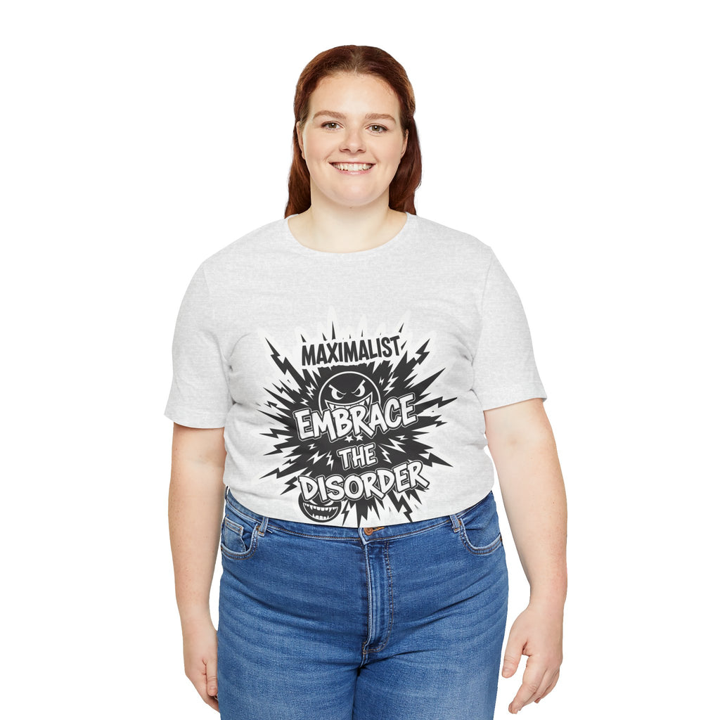 DIY Apparel | Embrace the Disorder T‑Shirt — Bold Maximalist Graphic Tee