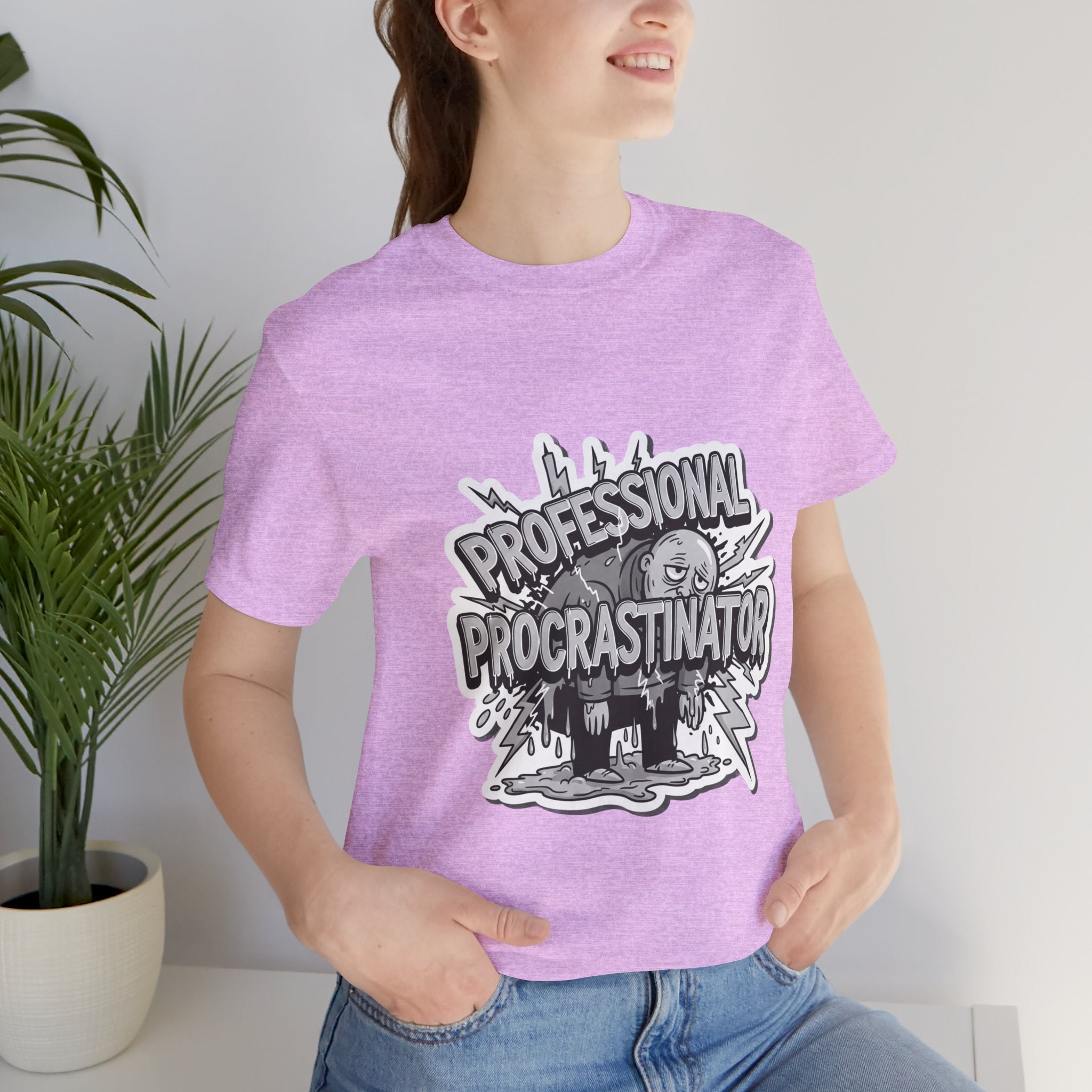 DIY Apparel | Professional Procrastinator T-Shirt — Funny Graphic Tee for Students & Office Workers