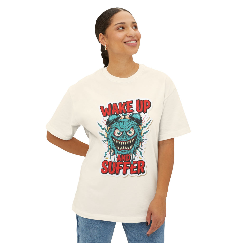Wake Suffer Skate T-Shirt | DIY Colorable Tee | Interactive Skater Apparel | Grunge Outline Art | Customizable Gift