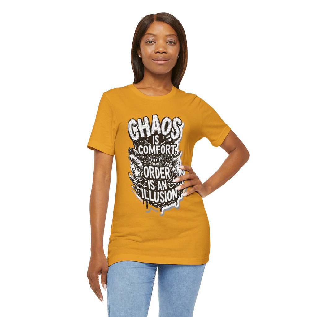 DIY apparel | Chaos Is Comfort Tee — Graphic Quote T-Shirt