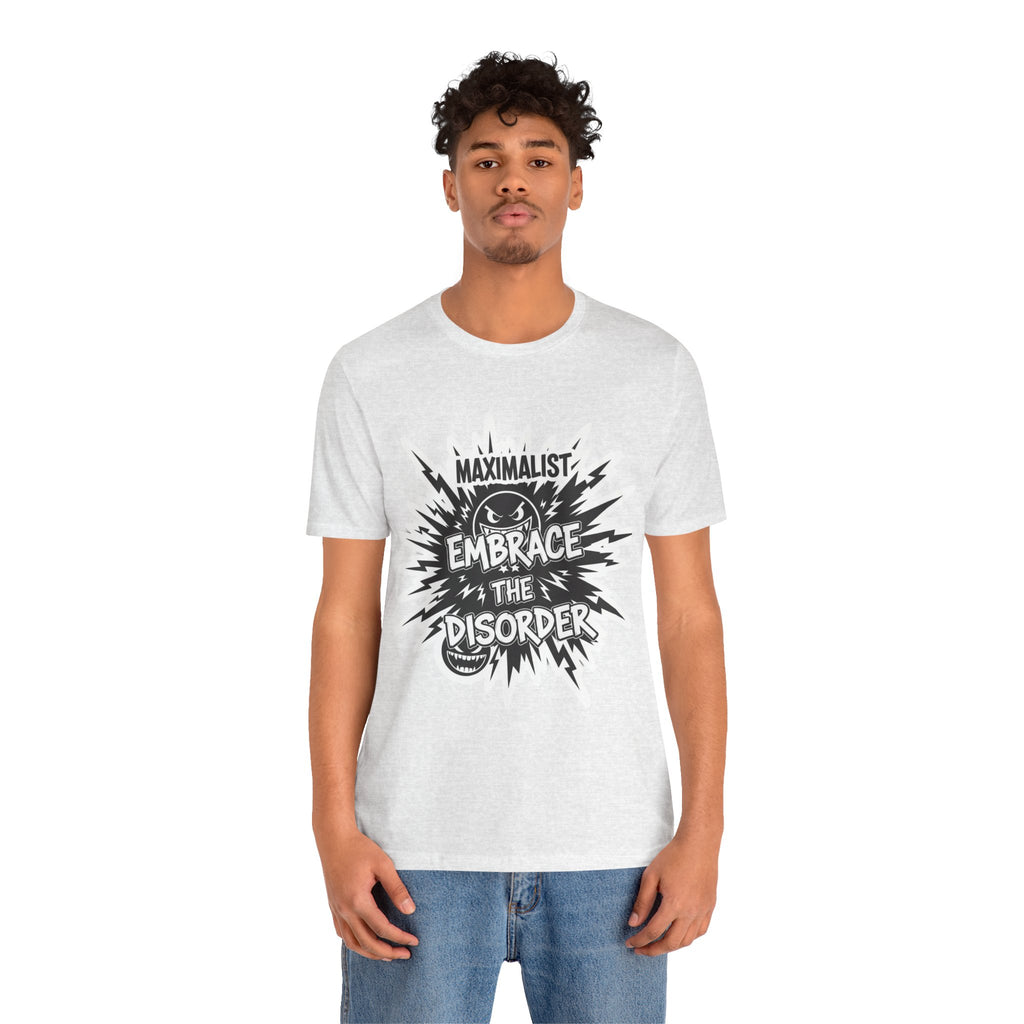 DIY Apparel | Embrace the Disorder T‑Shirt — Bold Maximalist Graphic Tee
