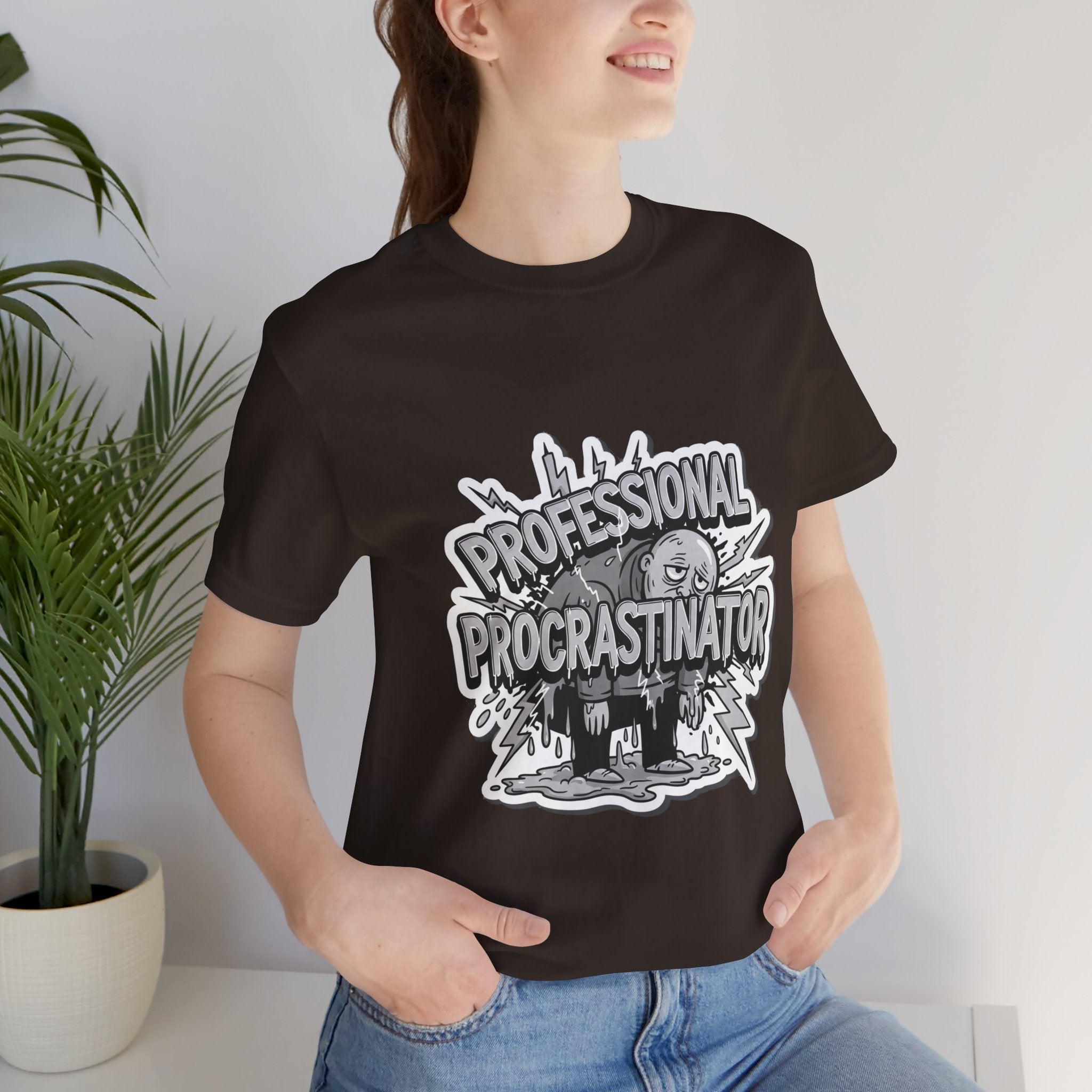 DIY Apparel | Professional Procrastinator T-Shirt — Funny Graphic Tee for Students & Office Workers