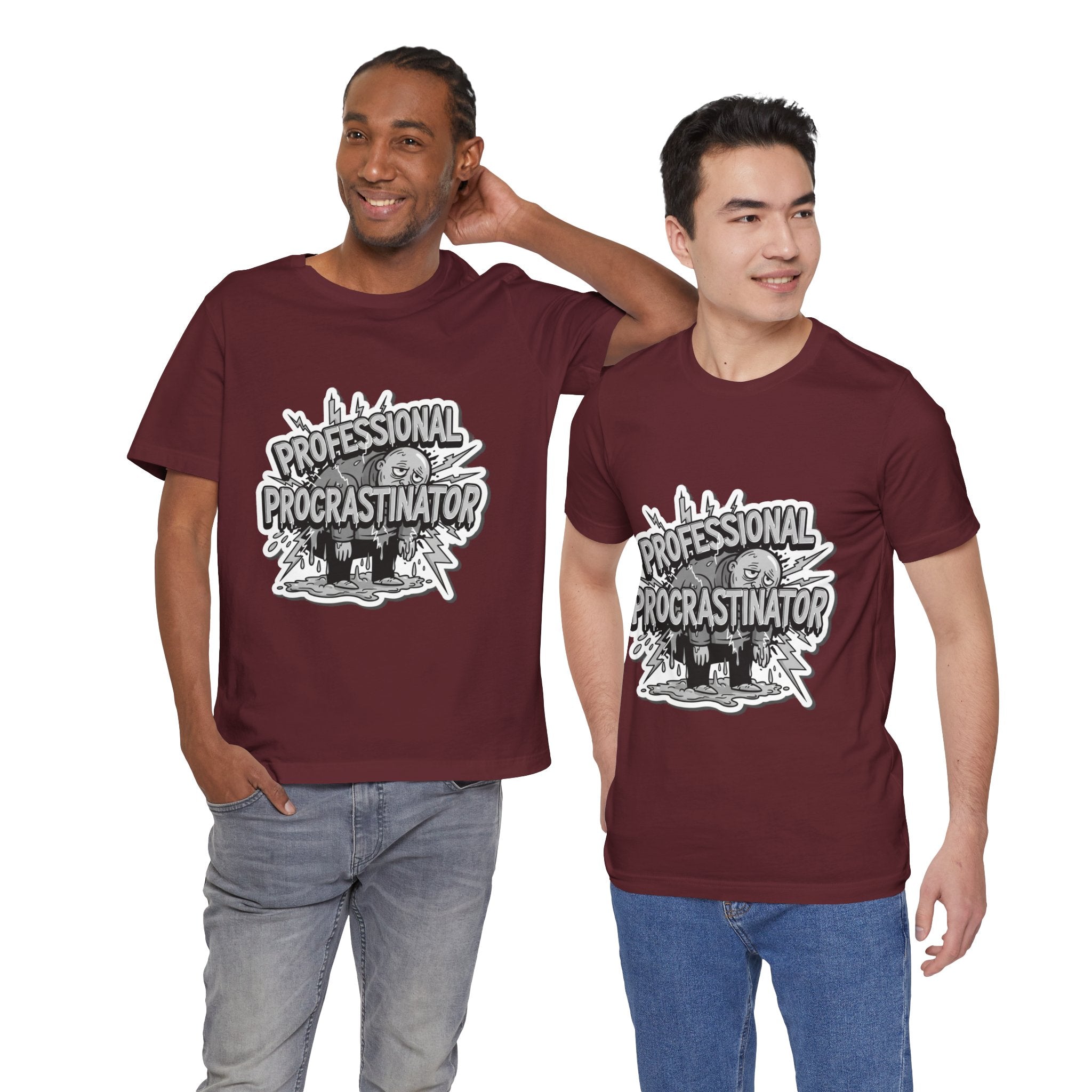 DIY Apparel | Professional Procrastinator T-Shirt — Funny Graphic Tee for Students & Office Workers