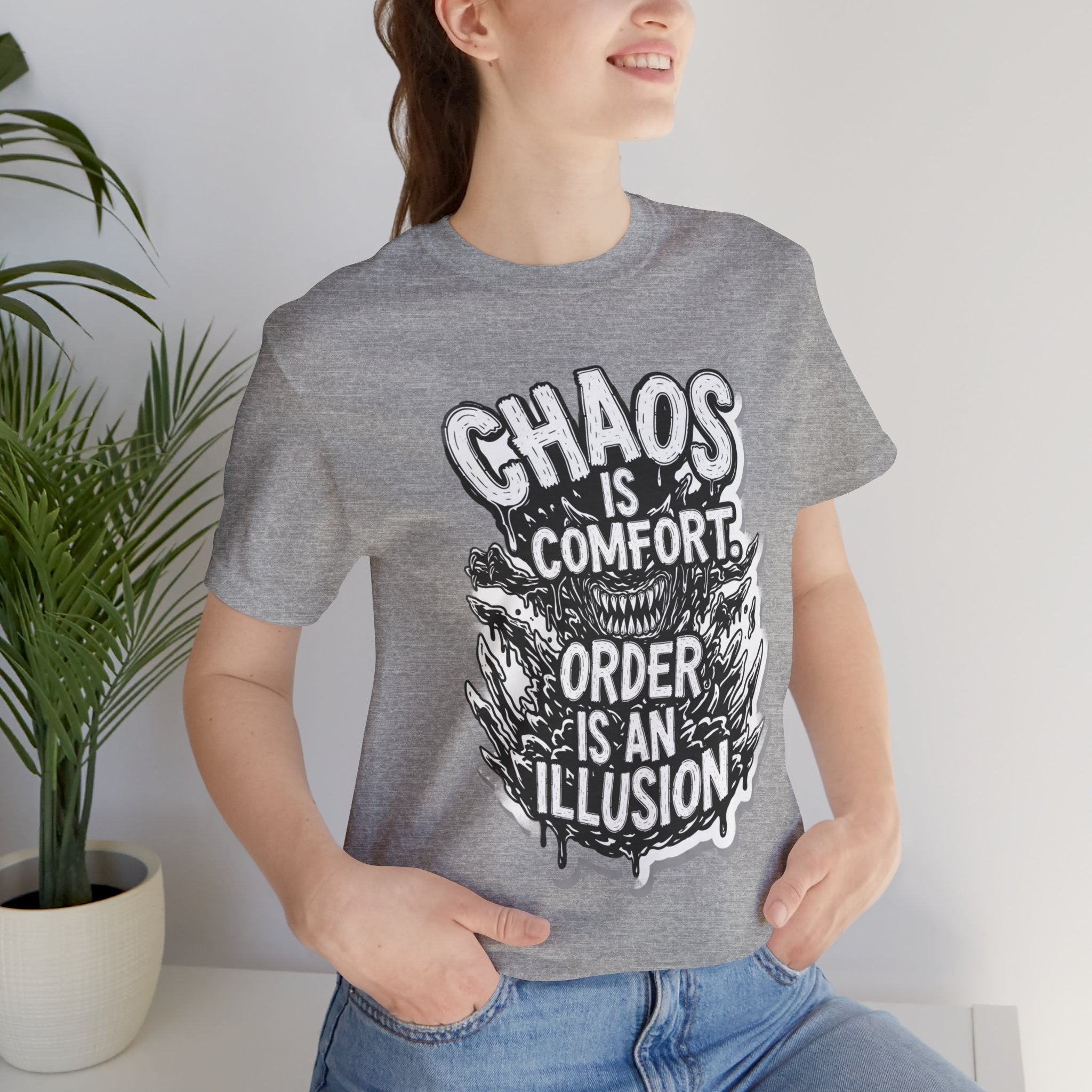 DIY apparel | Chaos Is Comfort Tee — Graphic Quote T-Shirt