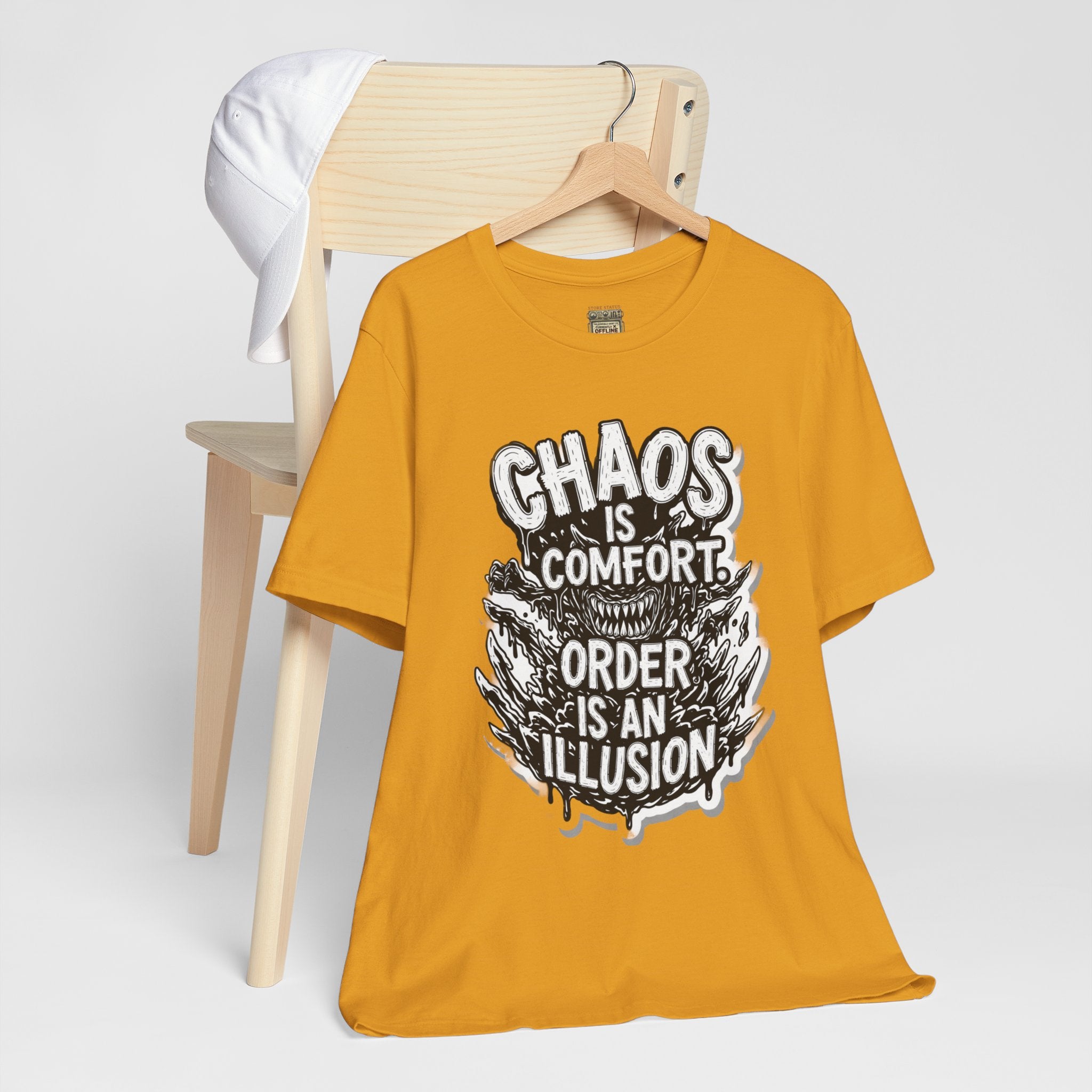 DIY apparel | Chaos Is Comfort Tee — Graphic Quote T-Shirt