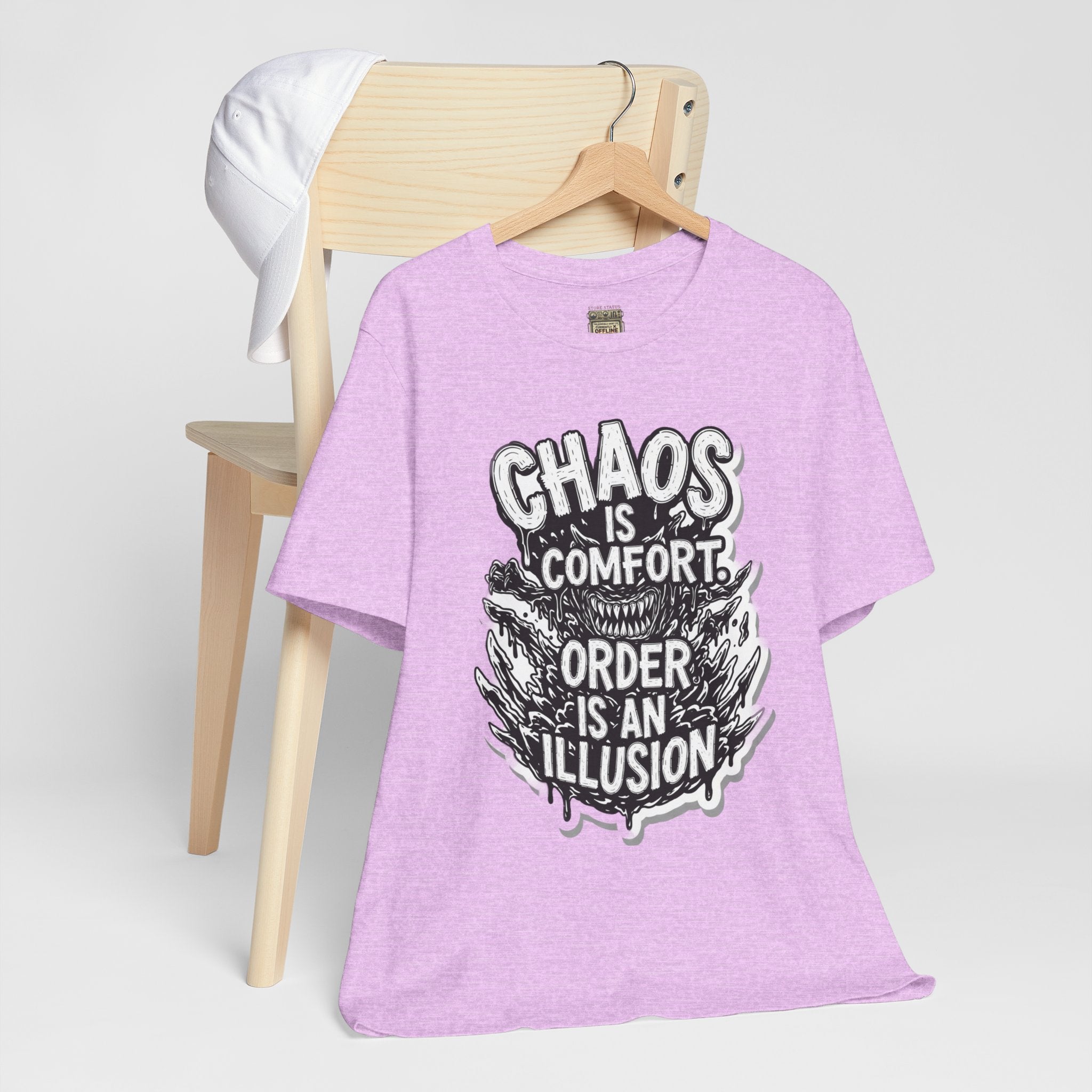 DIY apparel | Chaos Is Comfort Tee — Graphic Quote T-Shirt