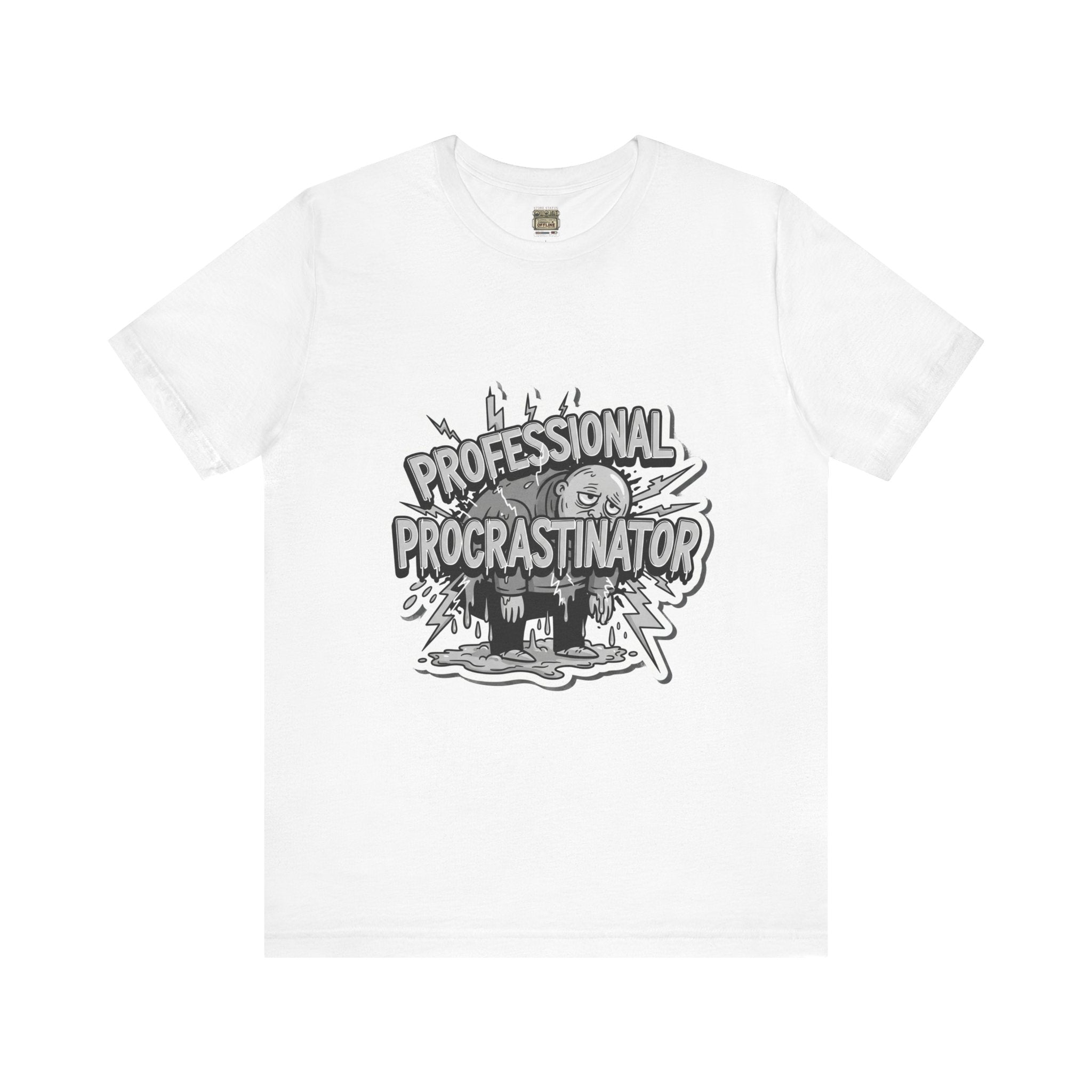 DIY Apparel | Professional Procrastinator T-Shirt — Funny Graphic Tee for Students & Office Workers
