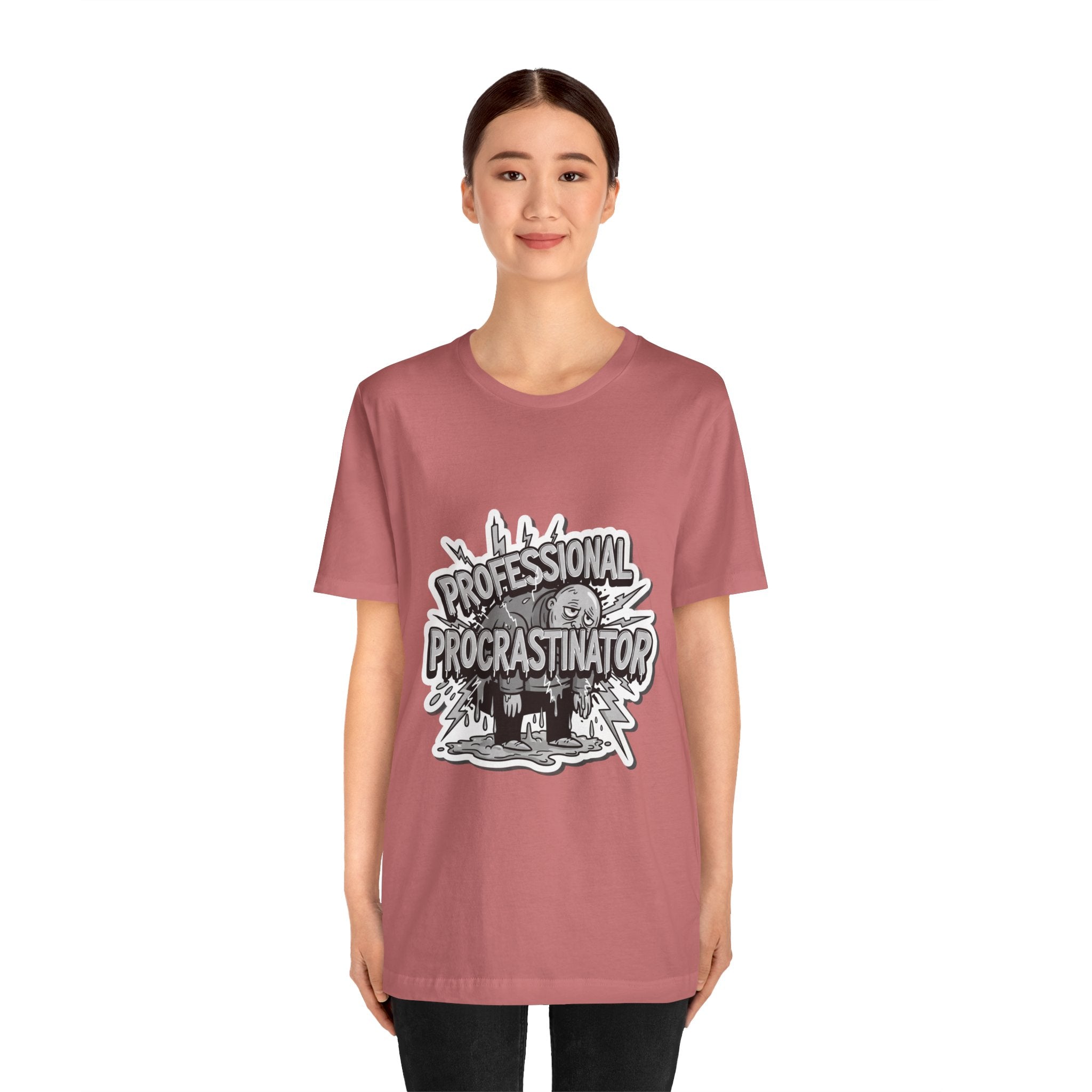 DIY Apparel | Professional Procrastinator T-Shirt — Funny Graphic Tee for Students & Office Workers