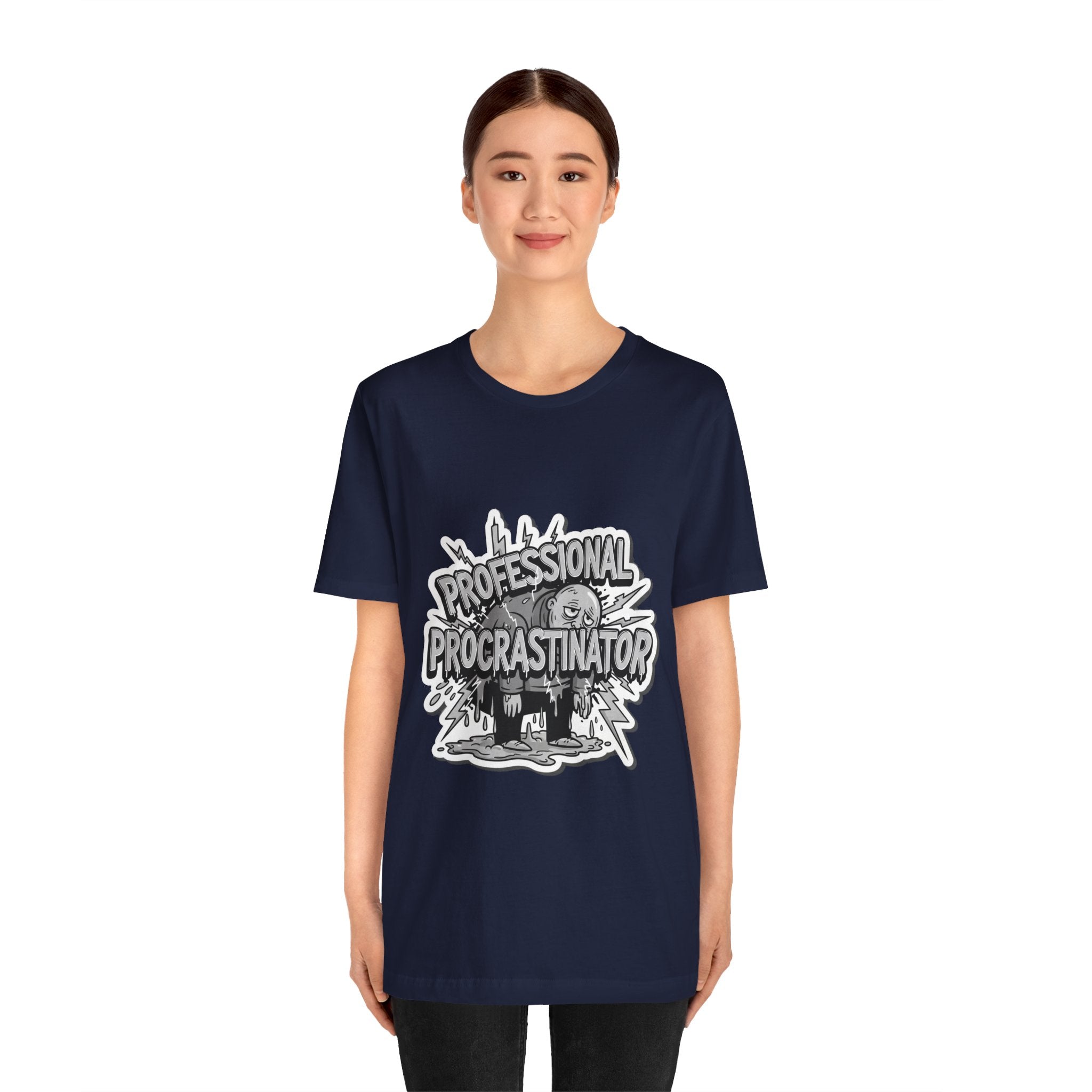 DIY Apparel | Professional Procrastinator T-Shirt — Funny Graphic Tee for Students & Office Workers
