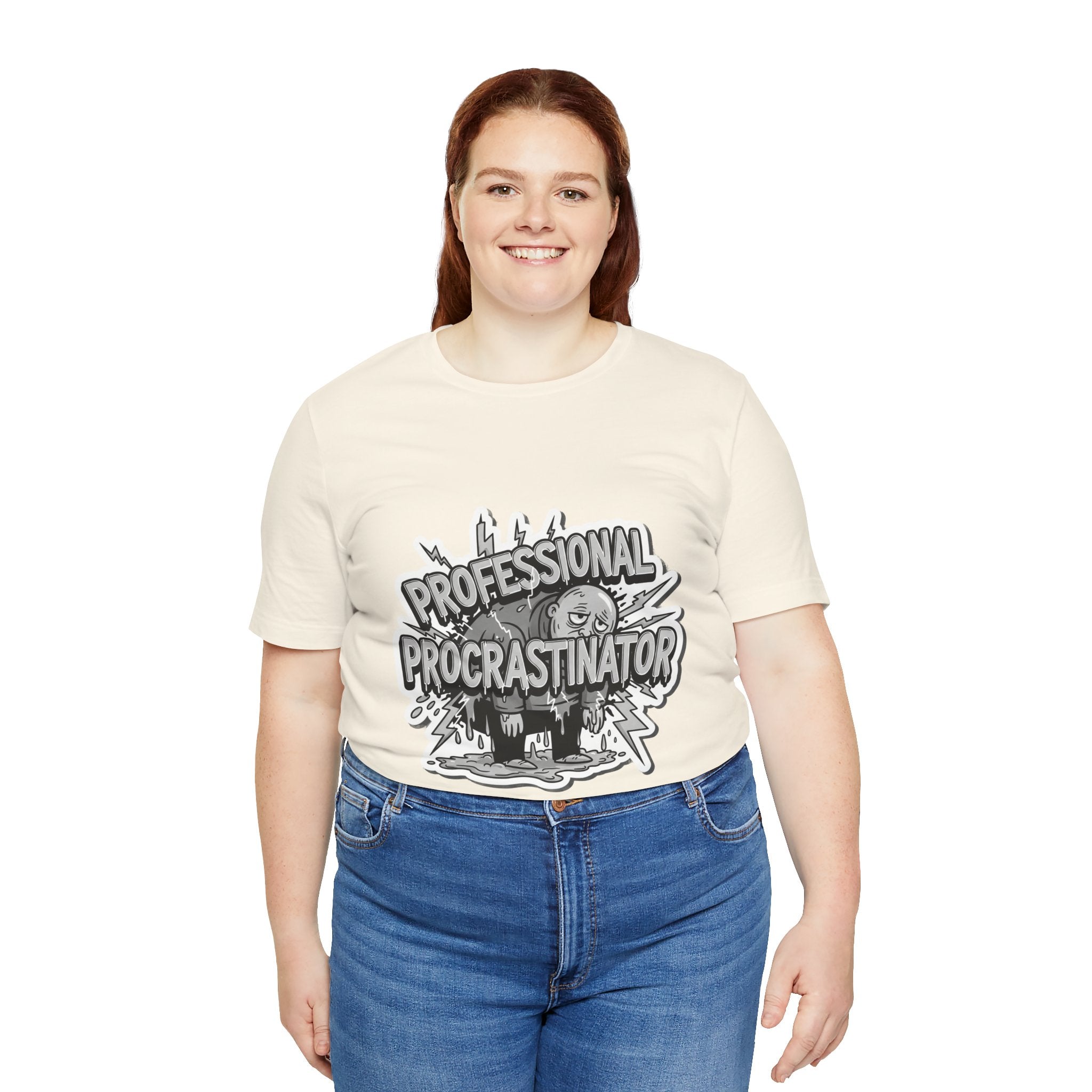 DIY Apparel | Professional Procrastinator T-Shirt — Funny Graphic Tee for Students & Office Workers