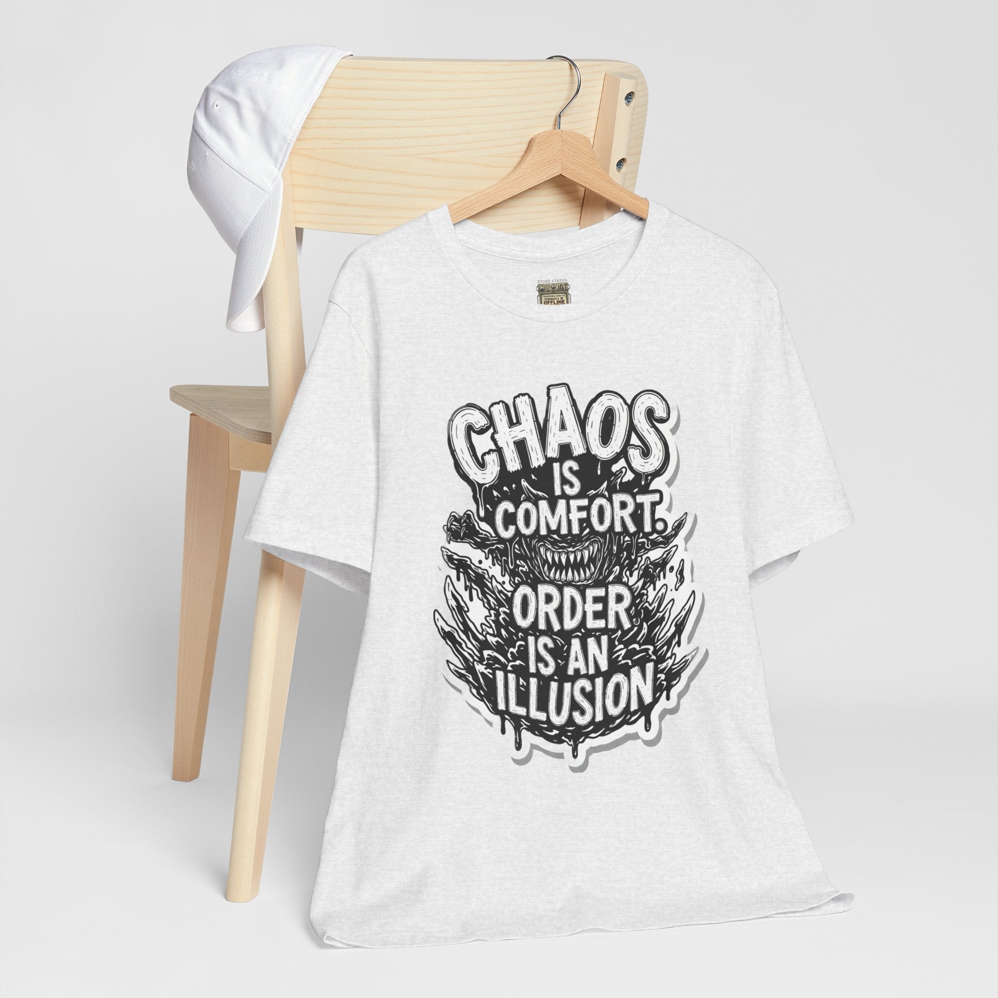 DIY apparel | Chaos Is Comfort Tee — Graphic Quote T-Shirt