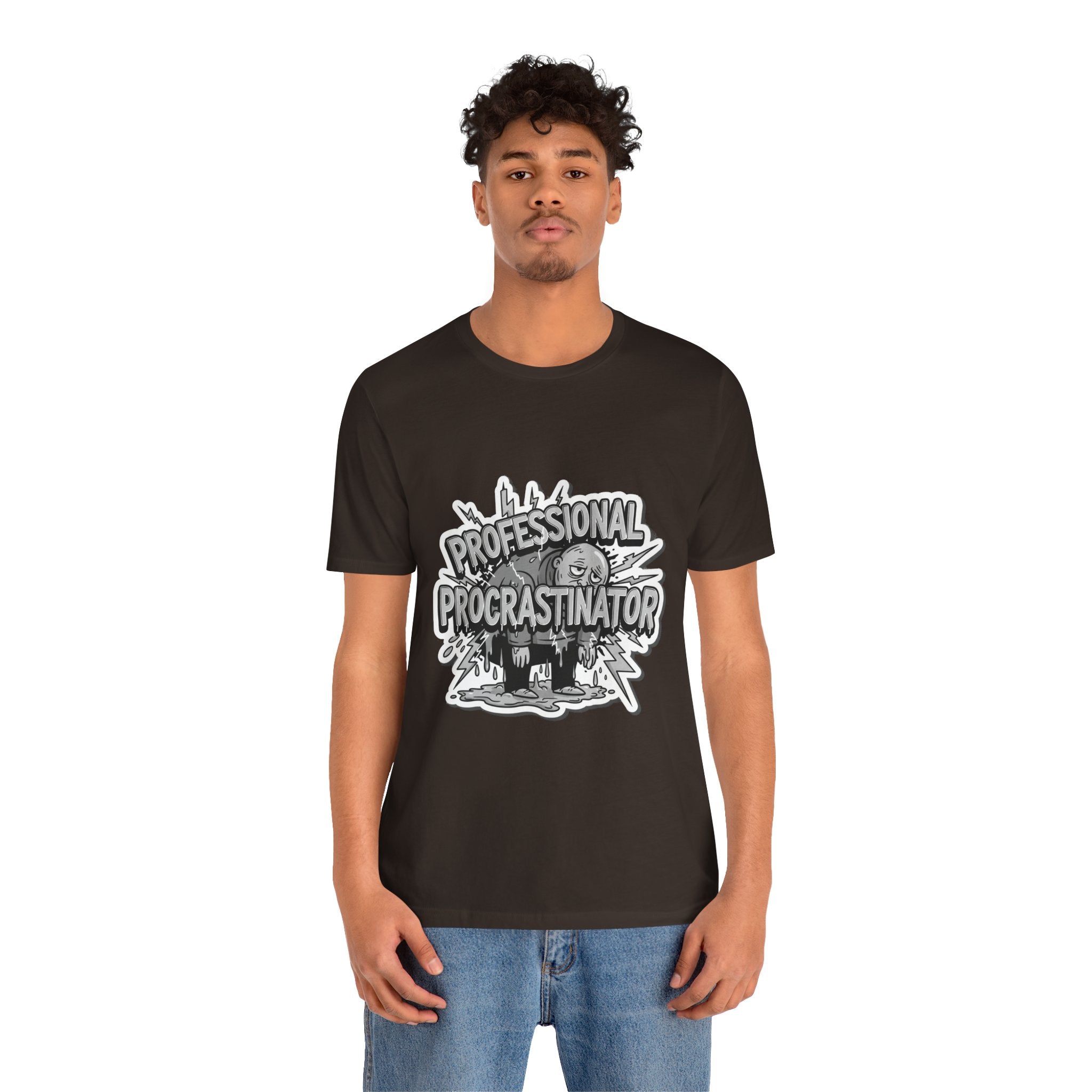 DIY Apparel | Professional Procrastinator T-Shirt — Funny Graphic Tee for Students & Office Workers