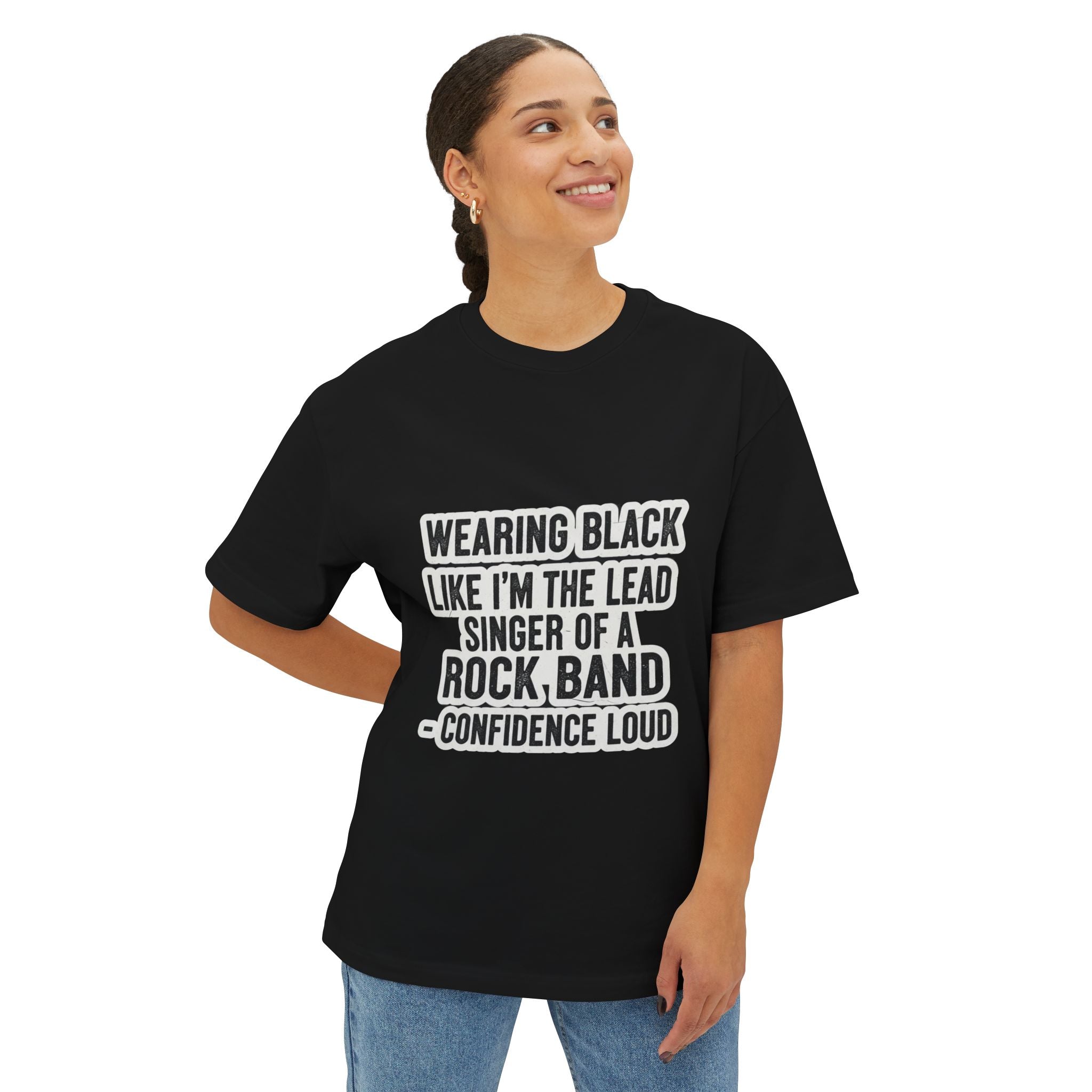 Loud Confidence Rock Band Tee - Bold Style