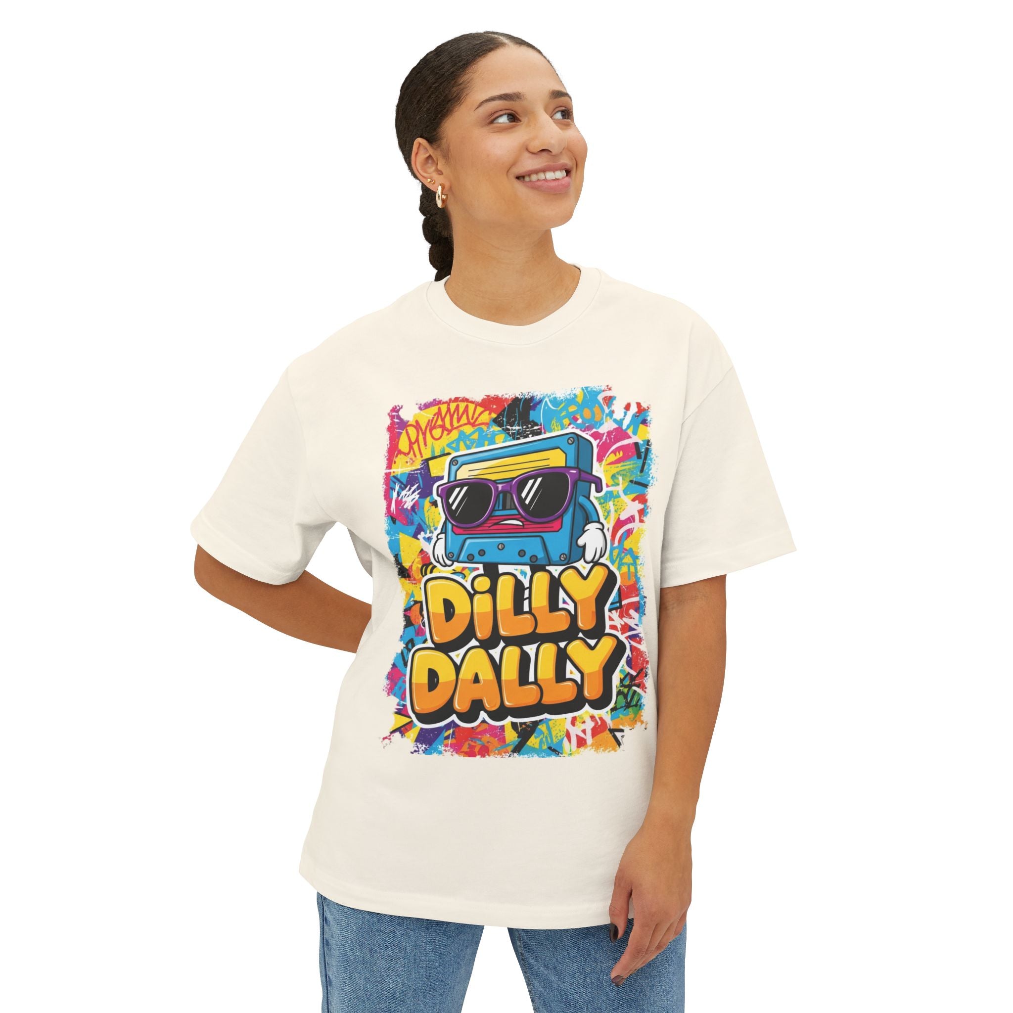 Dilly Dally 90s Skate Tee - Retro Streetwear Style