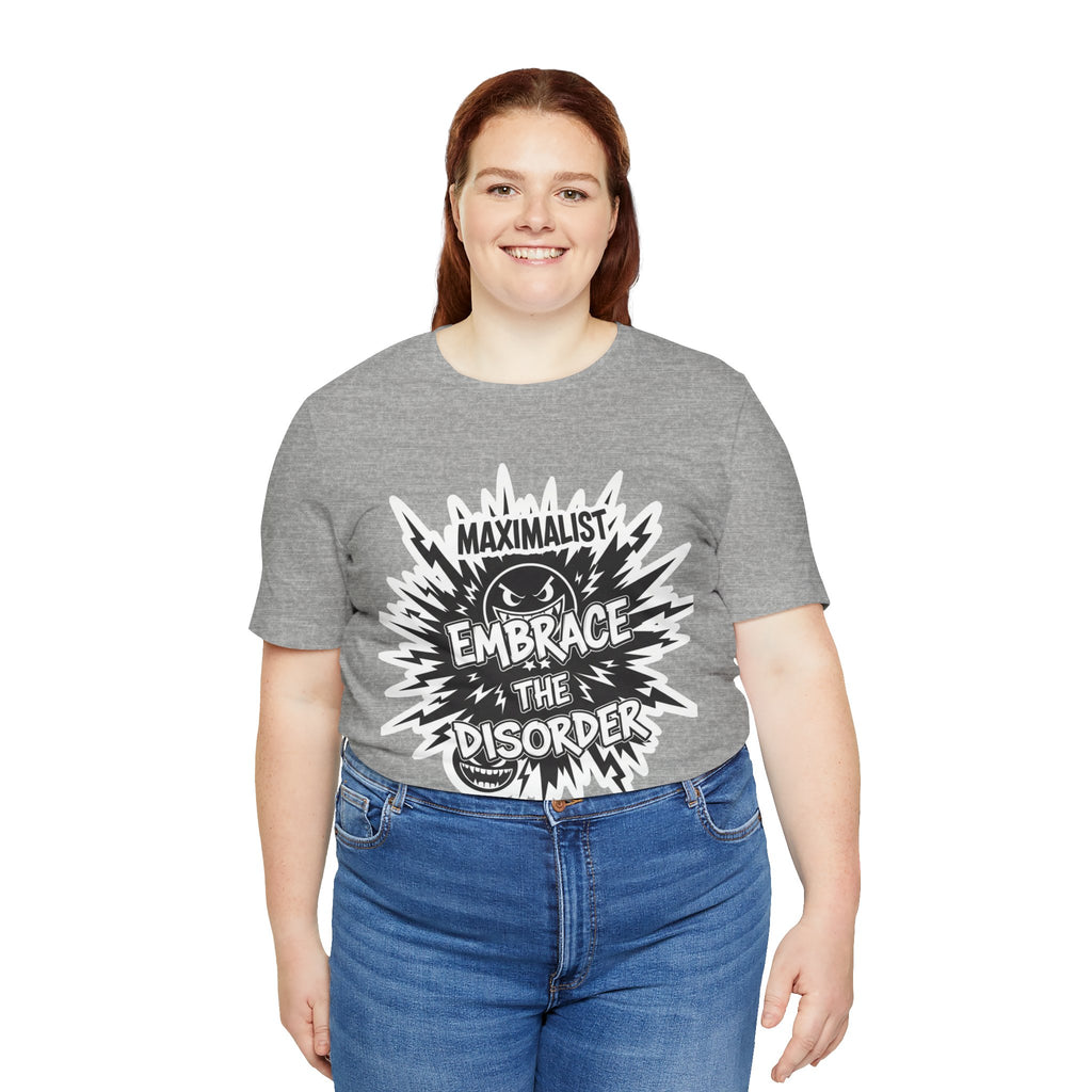 DIY Apparel | Embrace the Disorder T‑Shirt — Bold Maximalist Graphic Tee