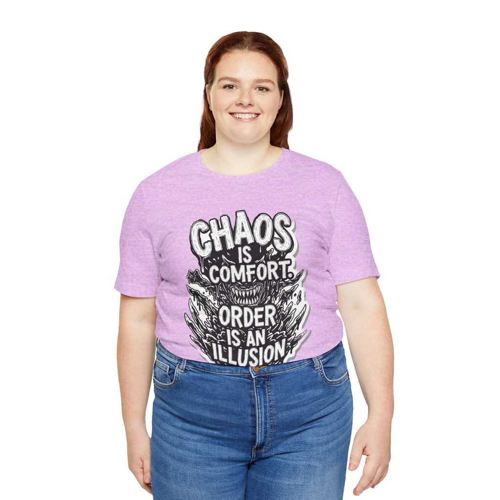DIY apparel | Chaos Is Comfort Tee — Graphic Quote T-Shirt