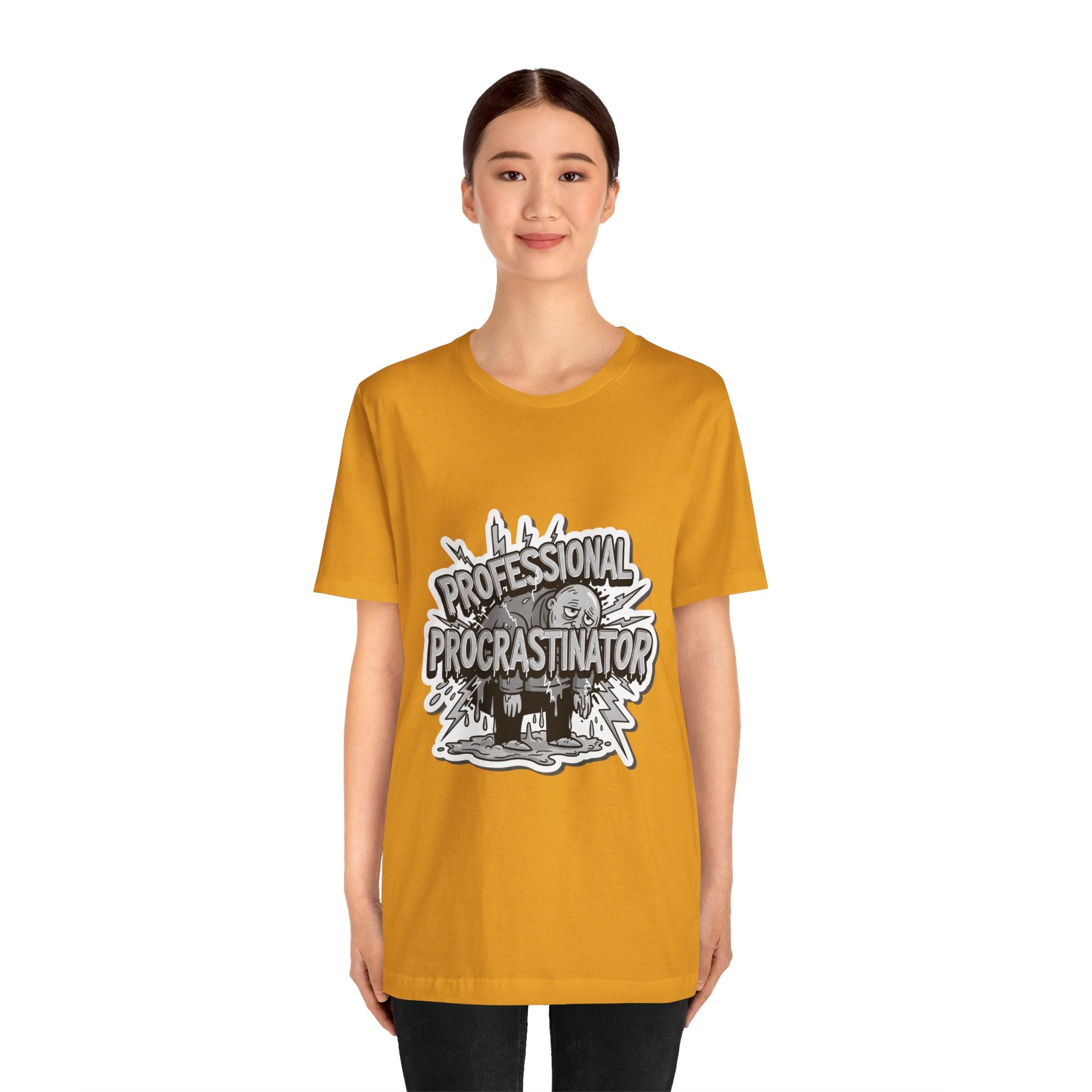 DIY Apparel | Professional Procrastinator T-Shirt — Funny Graphic Tee for Students & Office Workers