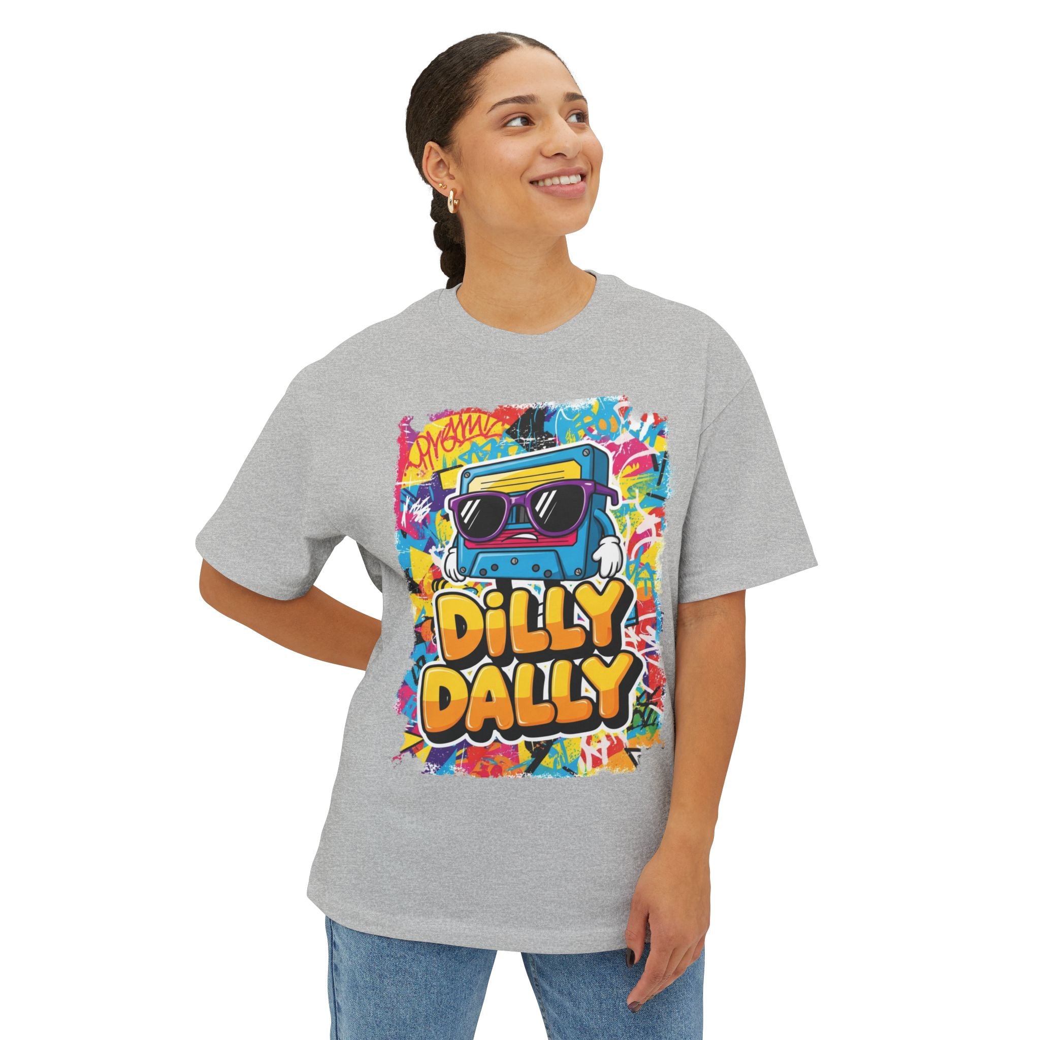 Dilly Dally 90s Skate Tee - Retro Streetwear Style