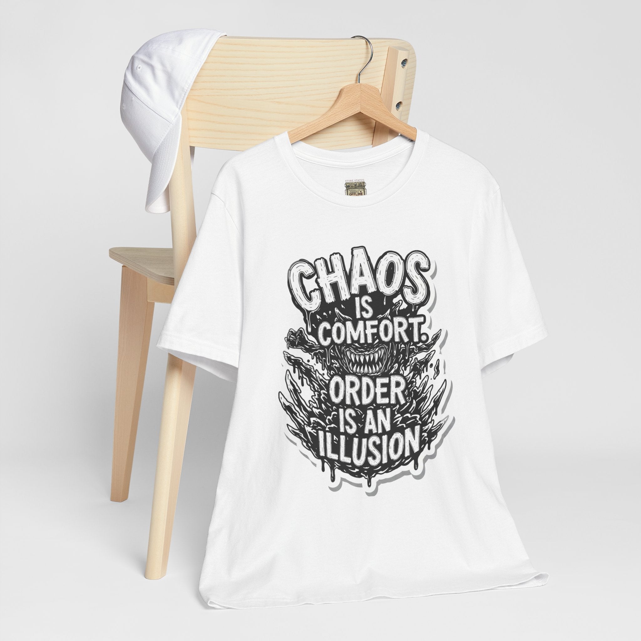 DIY apparel | Chaos Is Comfort Tee — Graphic Quote T-Shirt