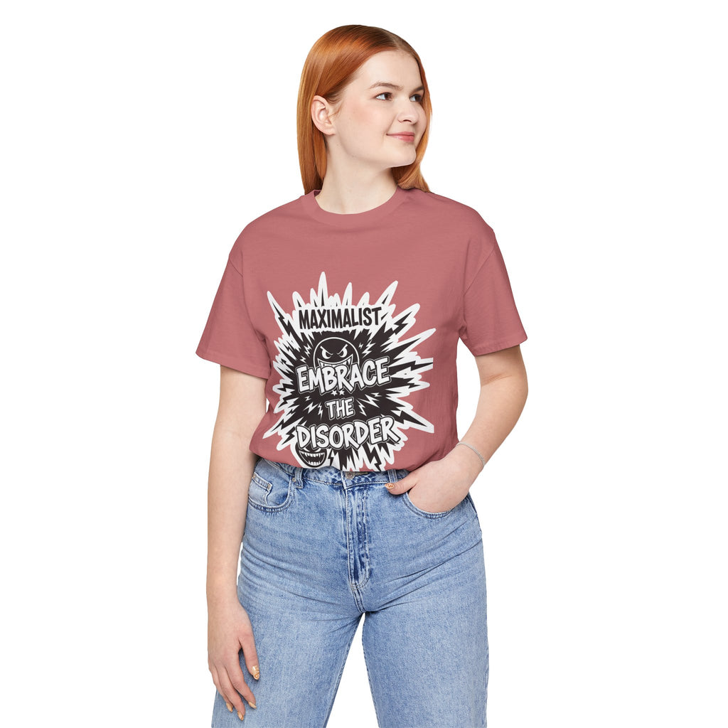 DIY Apparel | Embrace the Disorder T‑Shirt — Bold Maximalist Graphic Tee