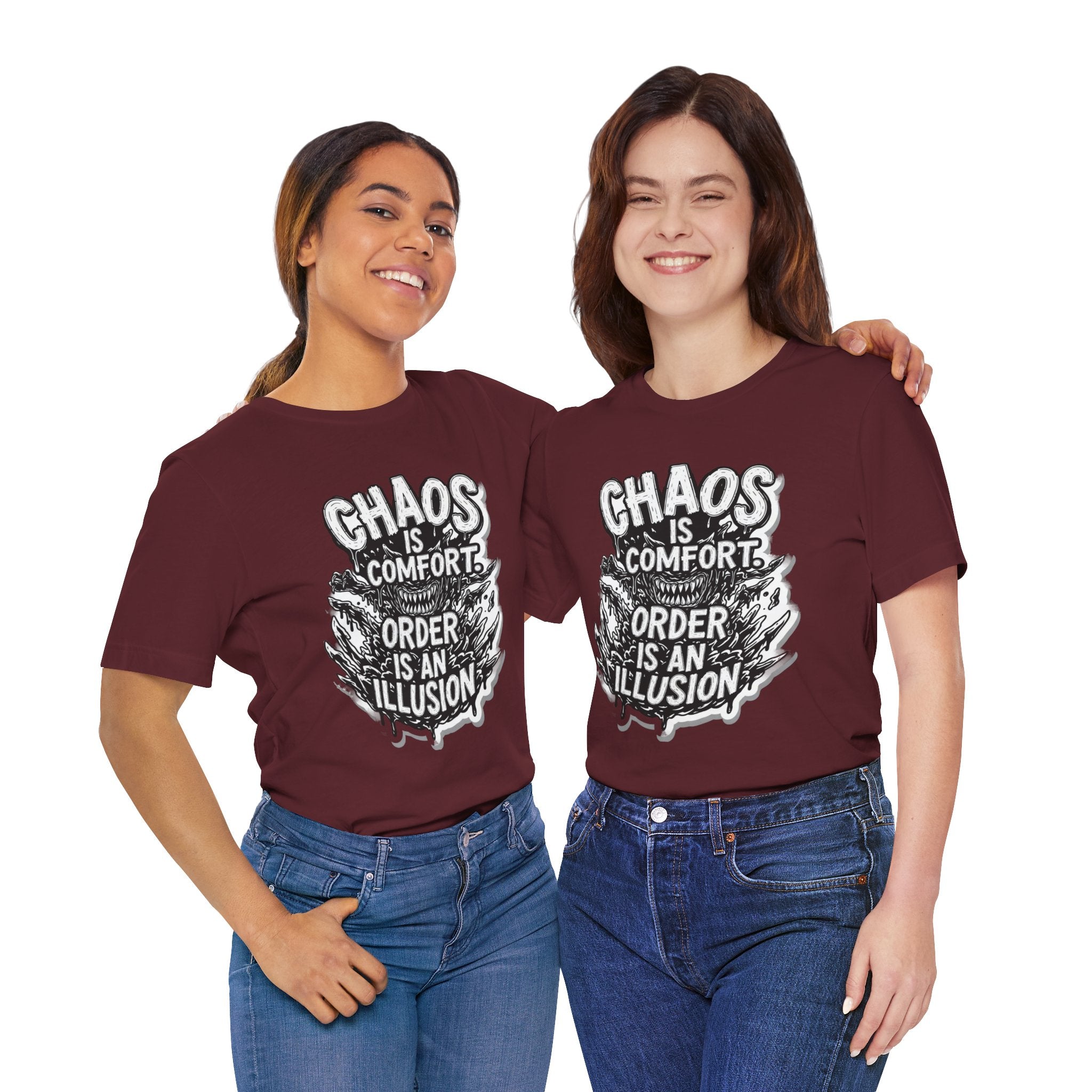 DIY apparel | Chaos Is Comfort Tee — Graphic Quote T-Shirt