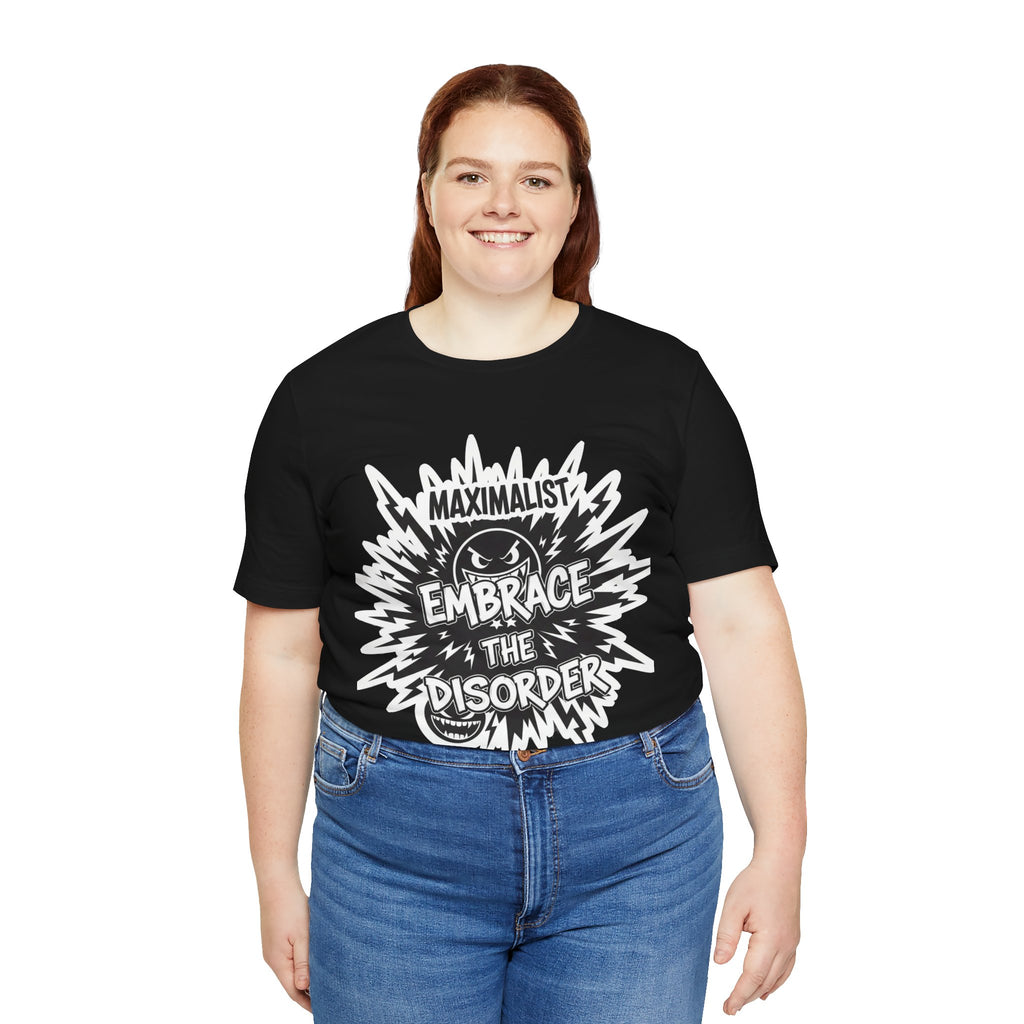 DIY Apparel | Embrace the Disorder T‑Shirt — Bold Maximalist Graphic Tee