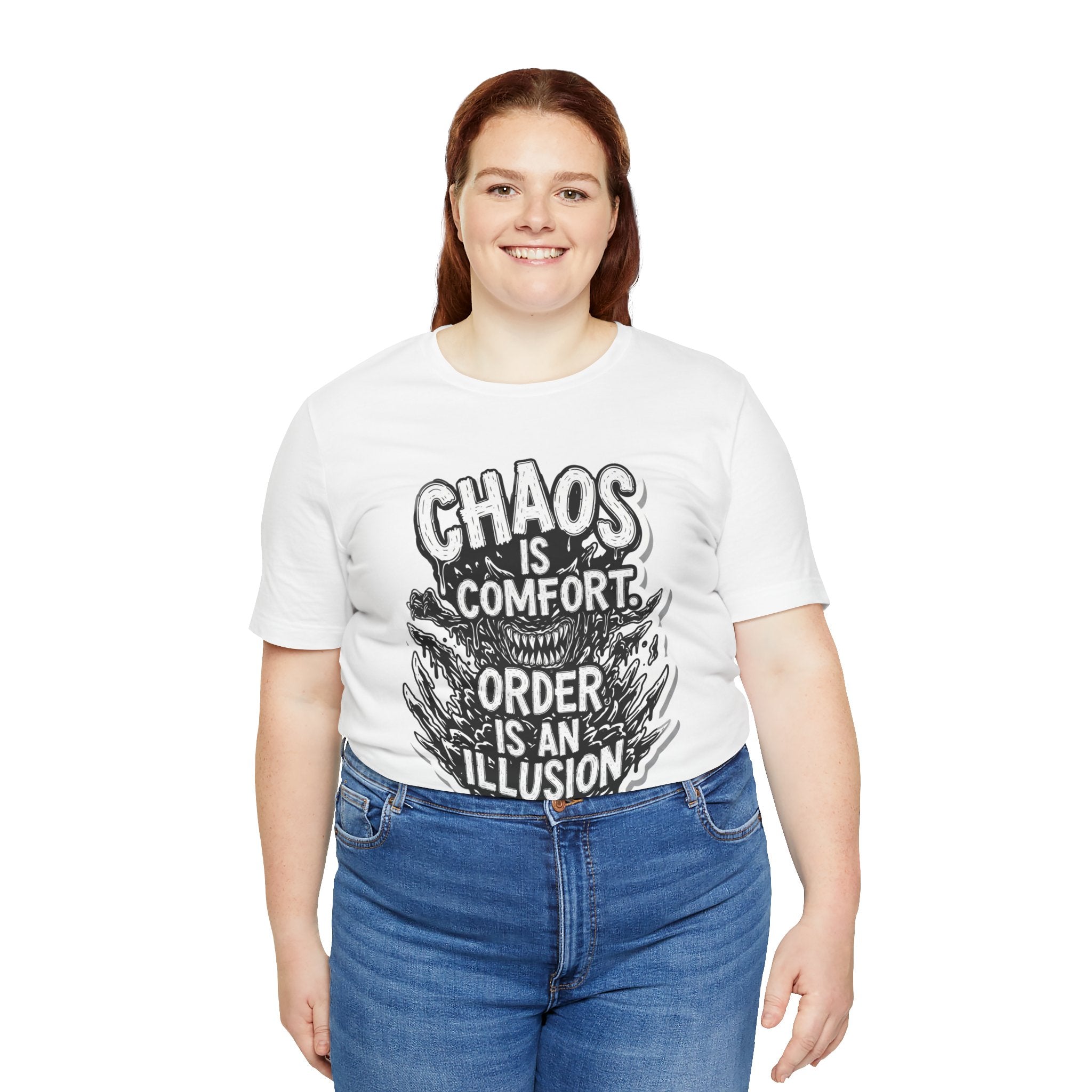 DIY apparel | Chaos Is Comfort Tee — Graphic Quote T-Shirt
