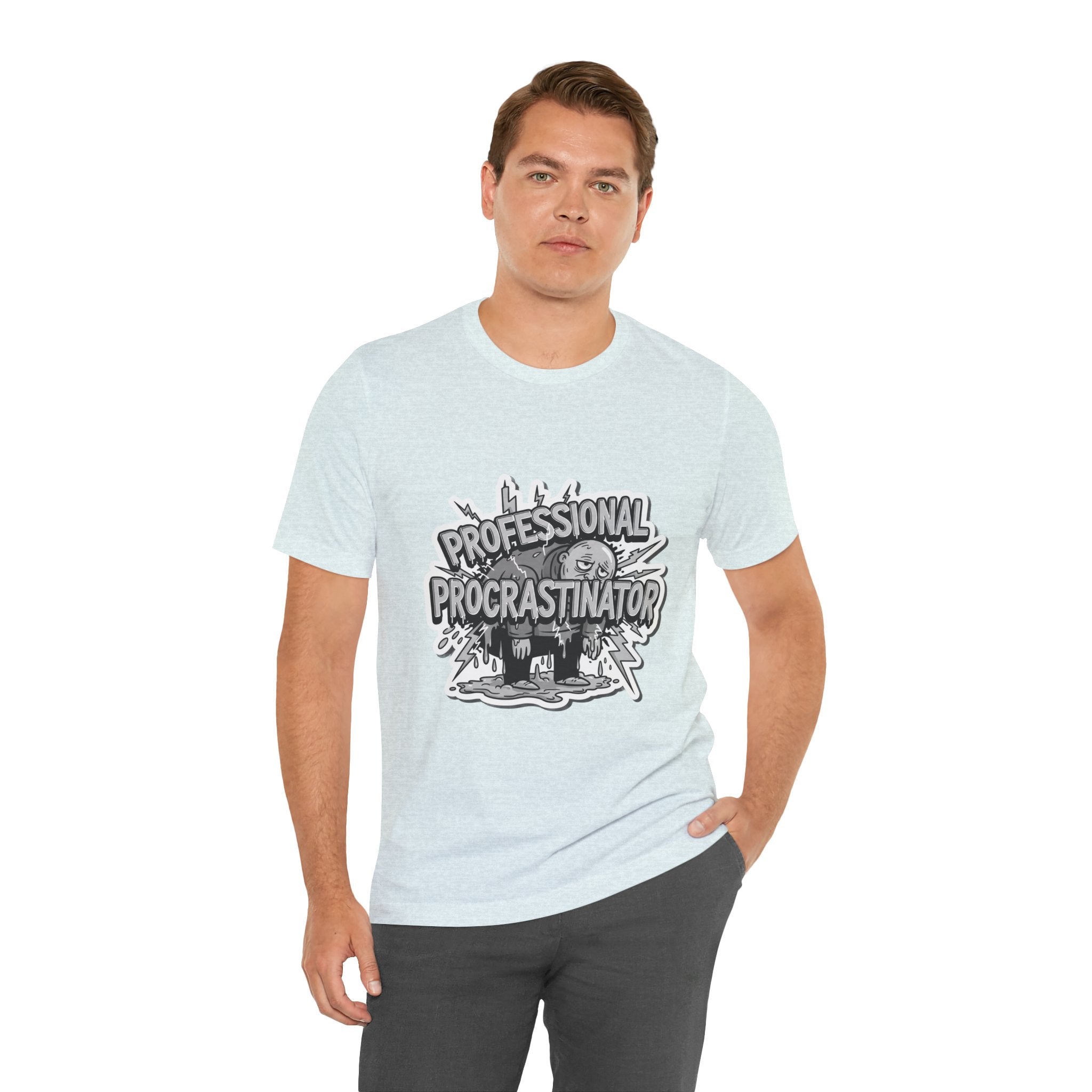 DIY Apparel | Professional Procrastinator T-Shirt — Funny Graphic Tee for Students & Office Workers