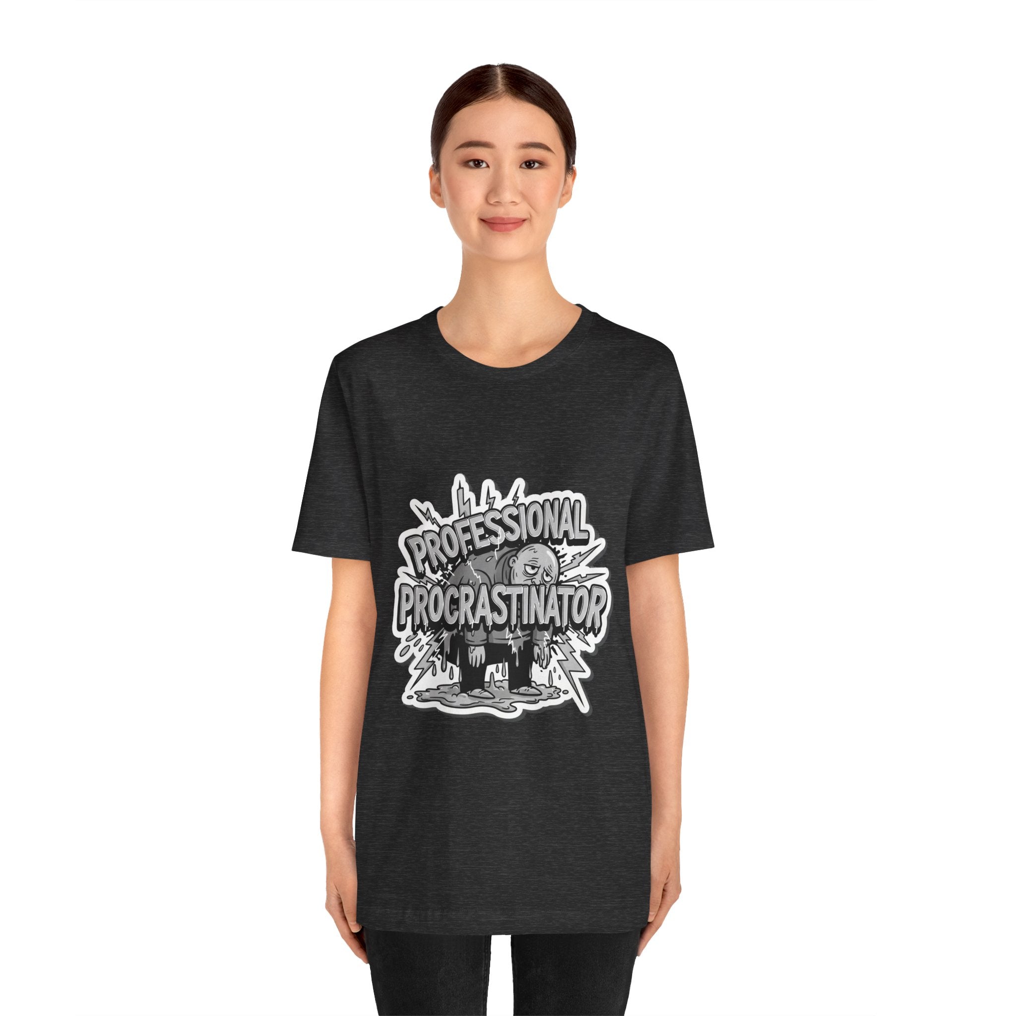 DIY Apparel | Professional Procrastinator T-Shirt — Funny Graphic Tee for Students & Office Workers