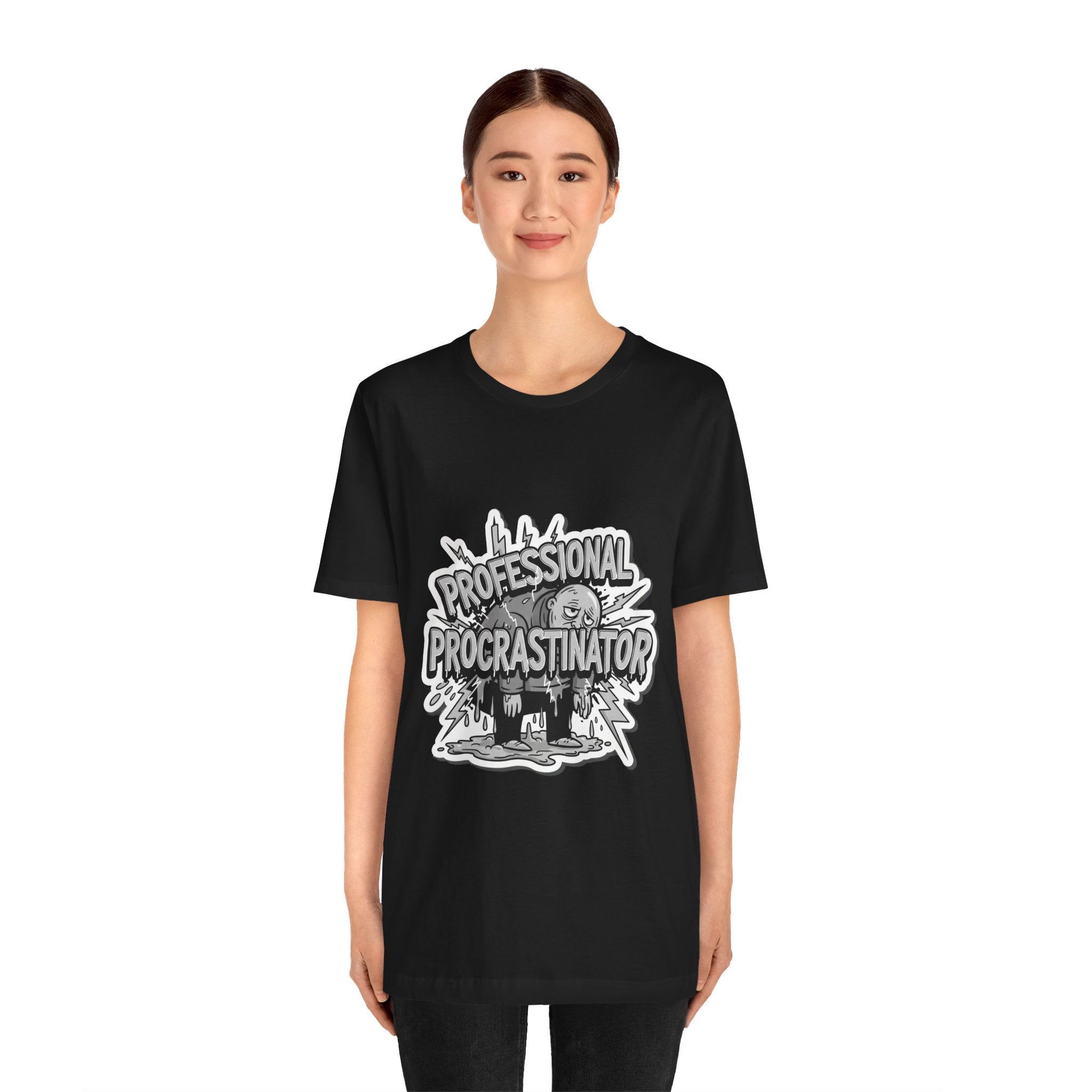 DIY Apparel | Professional Procrastinator T-Shirt — Funny Graphic Tee for Students & Office Workers